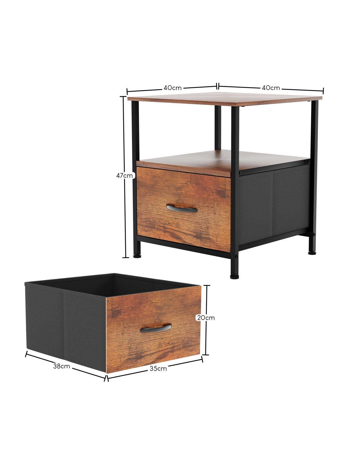Image 6 of 6 of Vida Designs Chorley 1 Drawer Fabric Chest