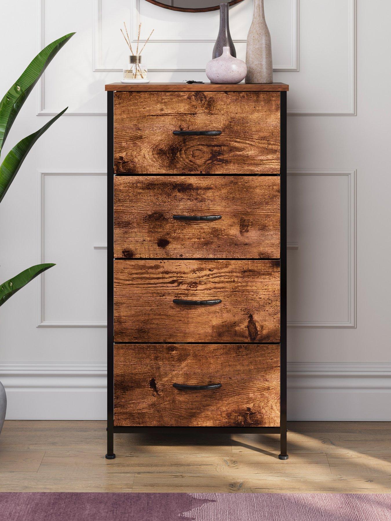 Image 1 of 6 of Vida Designs Chorley 4 Drawer Fabric Chest