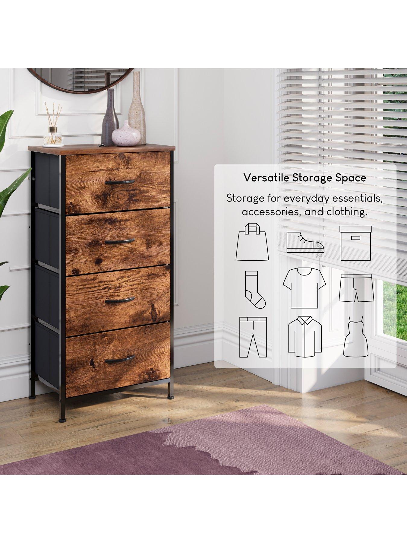 Image 5 of 6 of Vida Designs Chorley 4 Drawer Fabric Chest