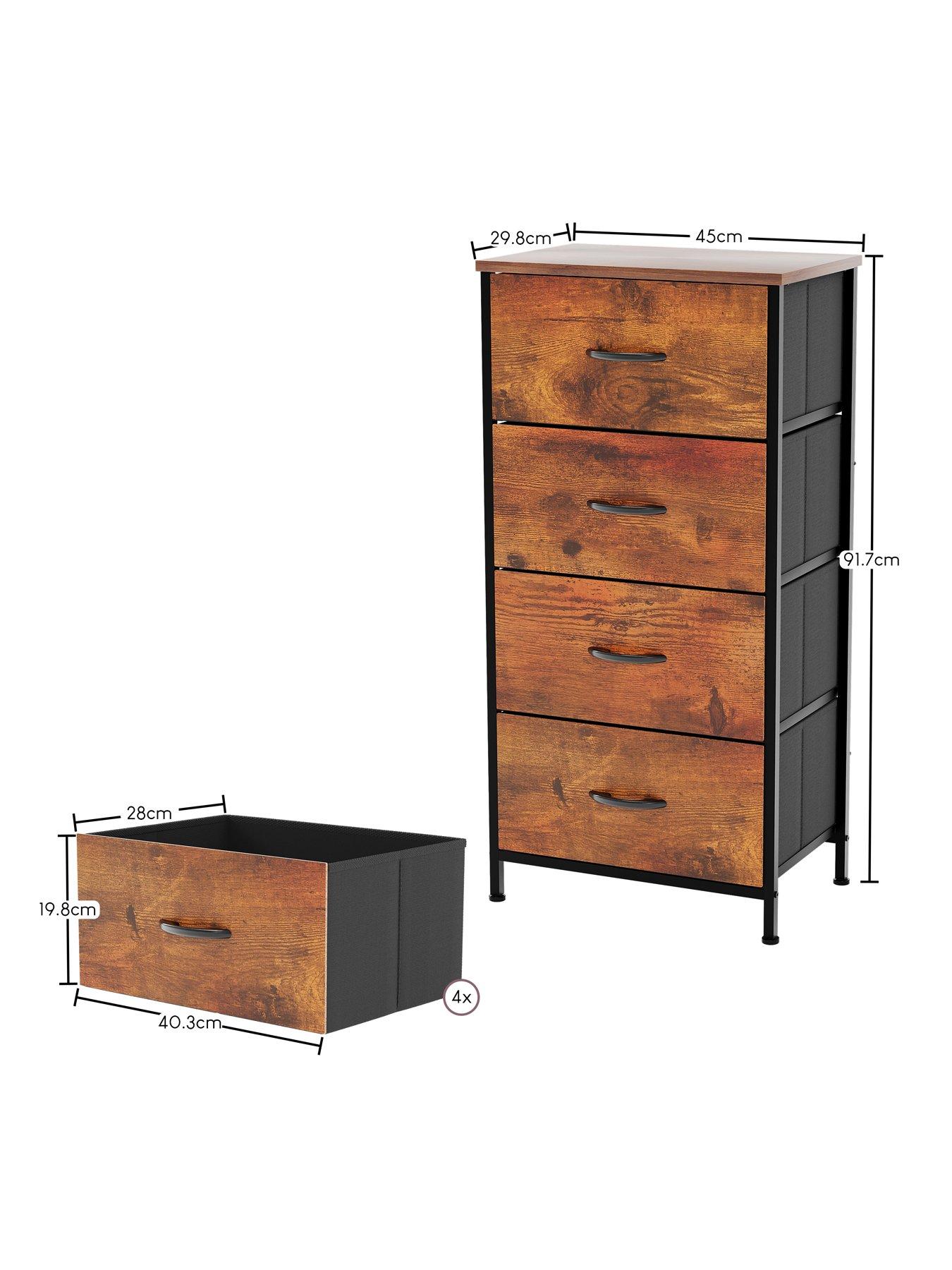 Image 6 of 6 of Vida Designs Chorley 4 Drawer Fabric Chest