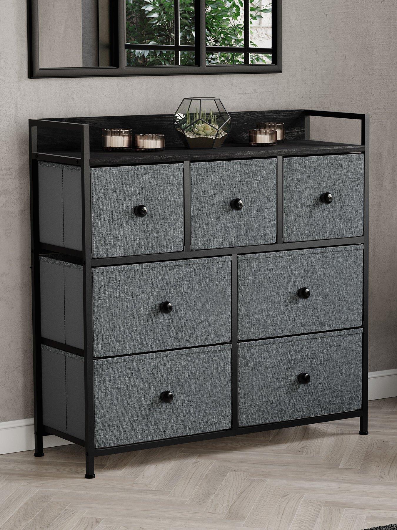 Vida Designs Chorley 7 Drawer Fabric Chest | Very