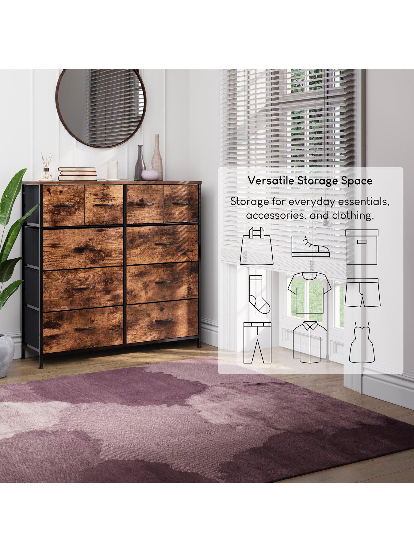 Image 5 of 6 of Vida Designs Chorley 10 Drawer Fabric Chest