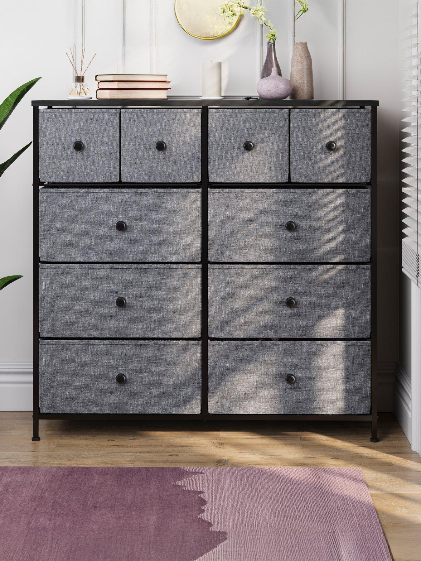 undefined Chorley 10 Drawer Fabric Chest