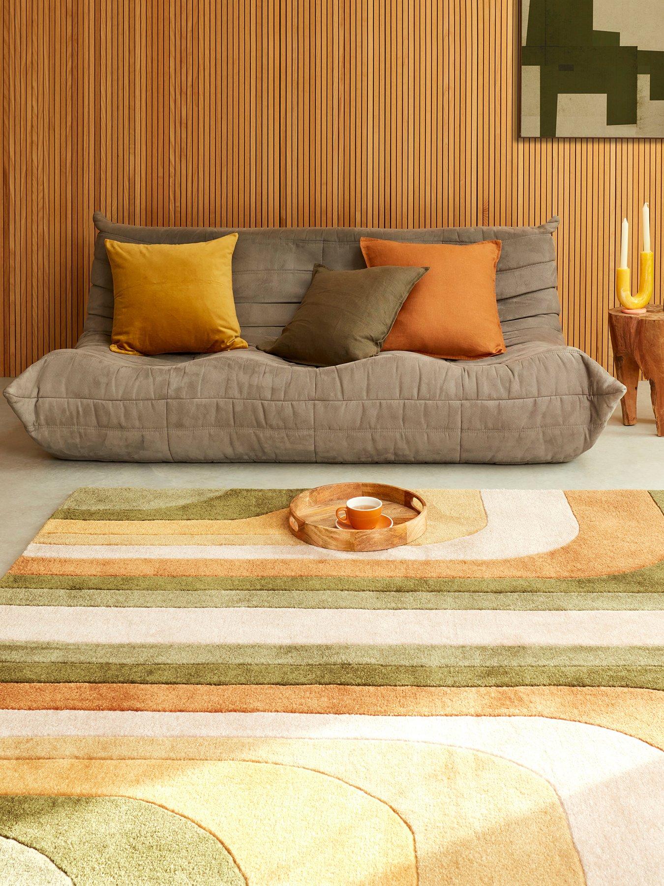 undefined Romy Retro Green Rug