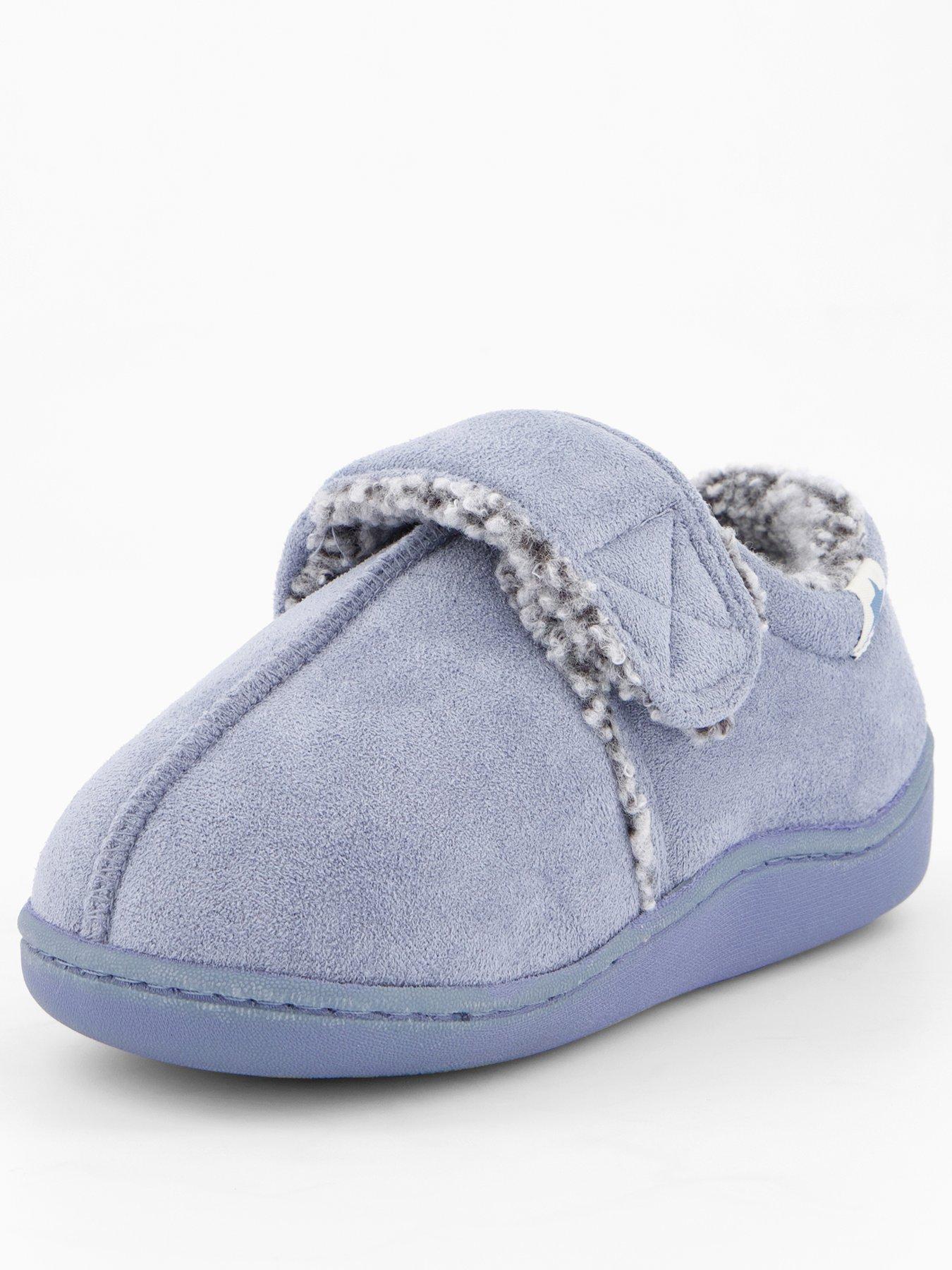 Image 2 of 7 of The Very Collection Younger Boys Touch Strap Slipper - Blue