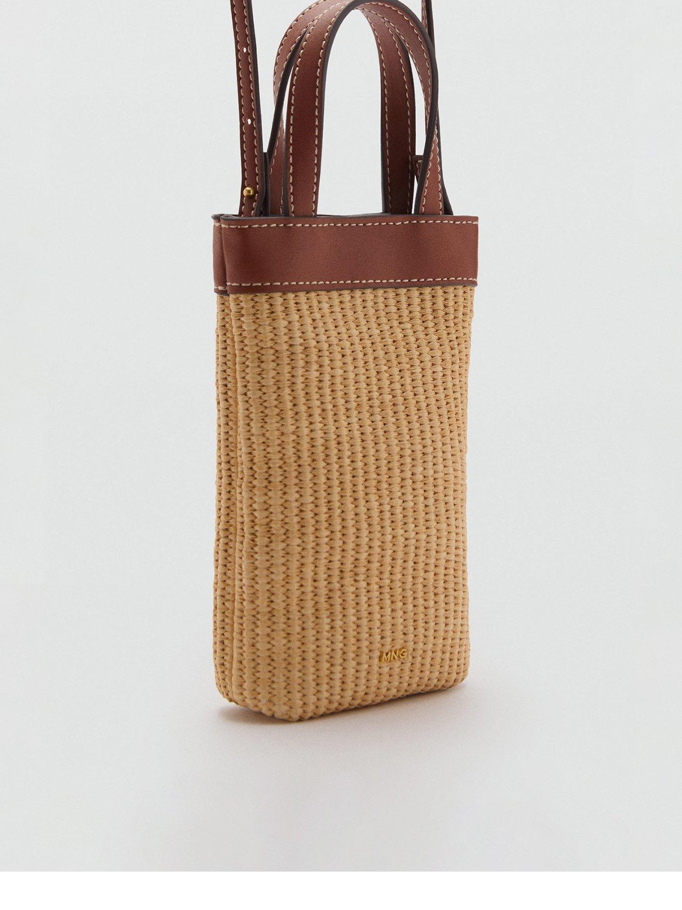 Image 2 of 4 of Mango Raffia Effect Mobile Case