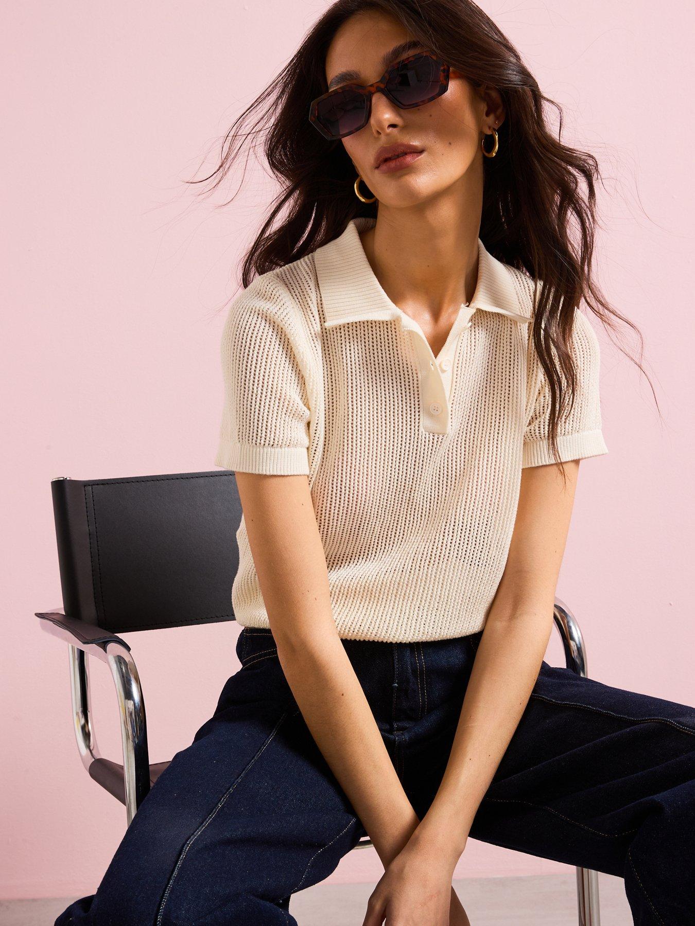 Image 4 of 5 of Mango Wideleg Cropped Jeans With Seam Detail
