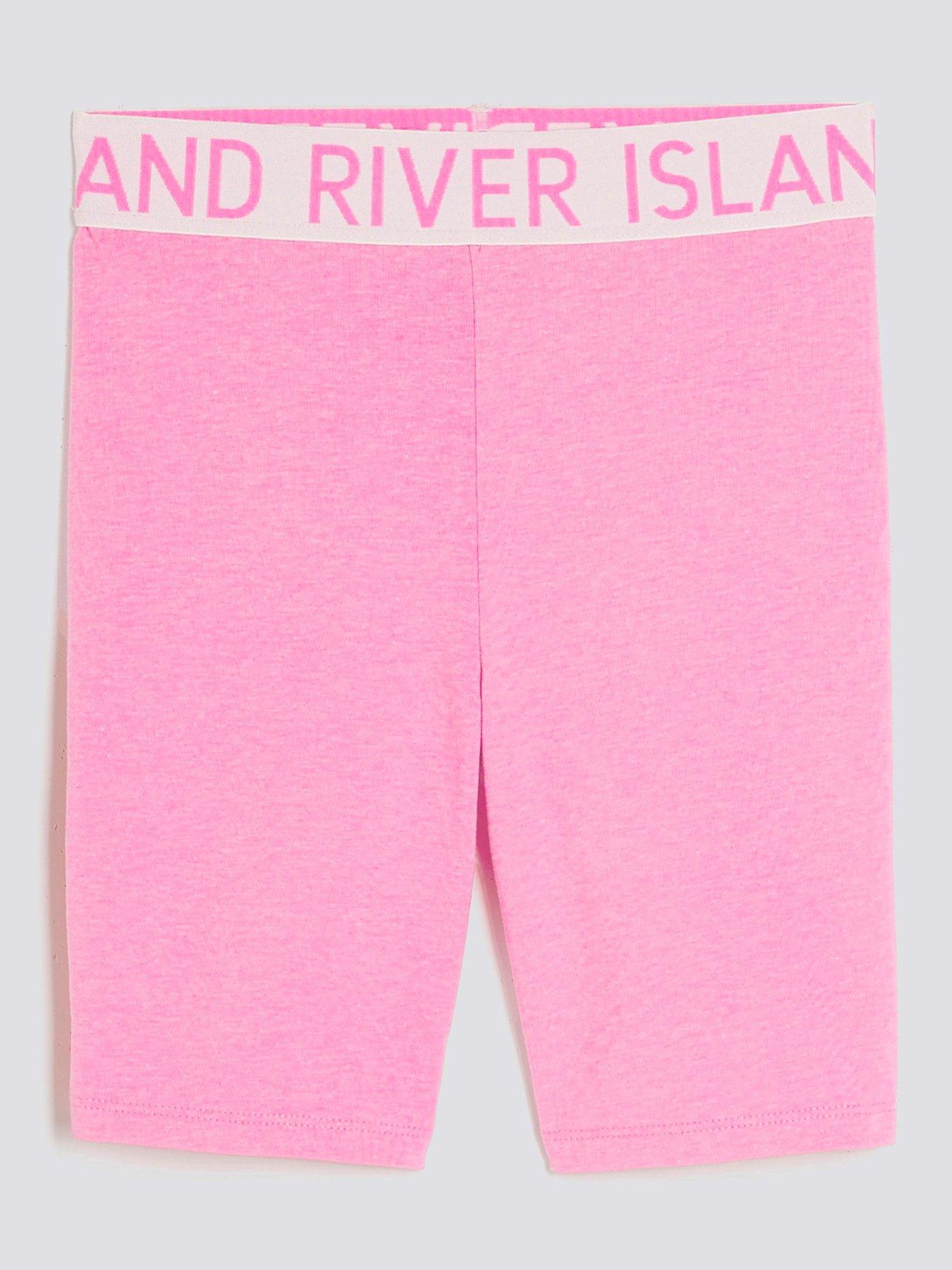 Image of River Island Older Girl Ri Cycle Shorts - Pink
