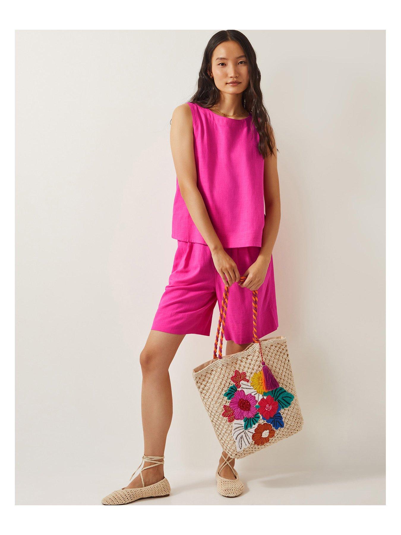Image 4 of 4 of Monsoon Lucy Tank Top- Pink