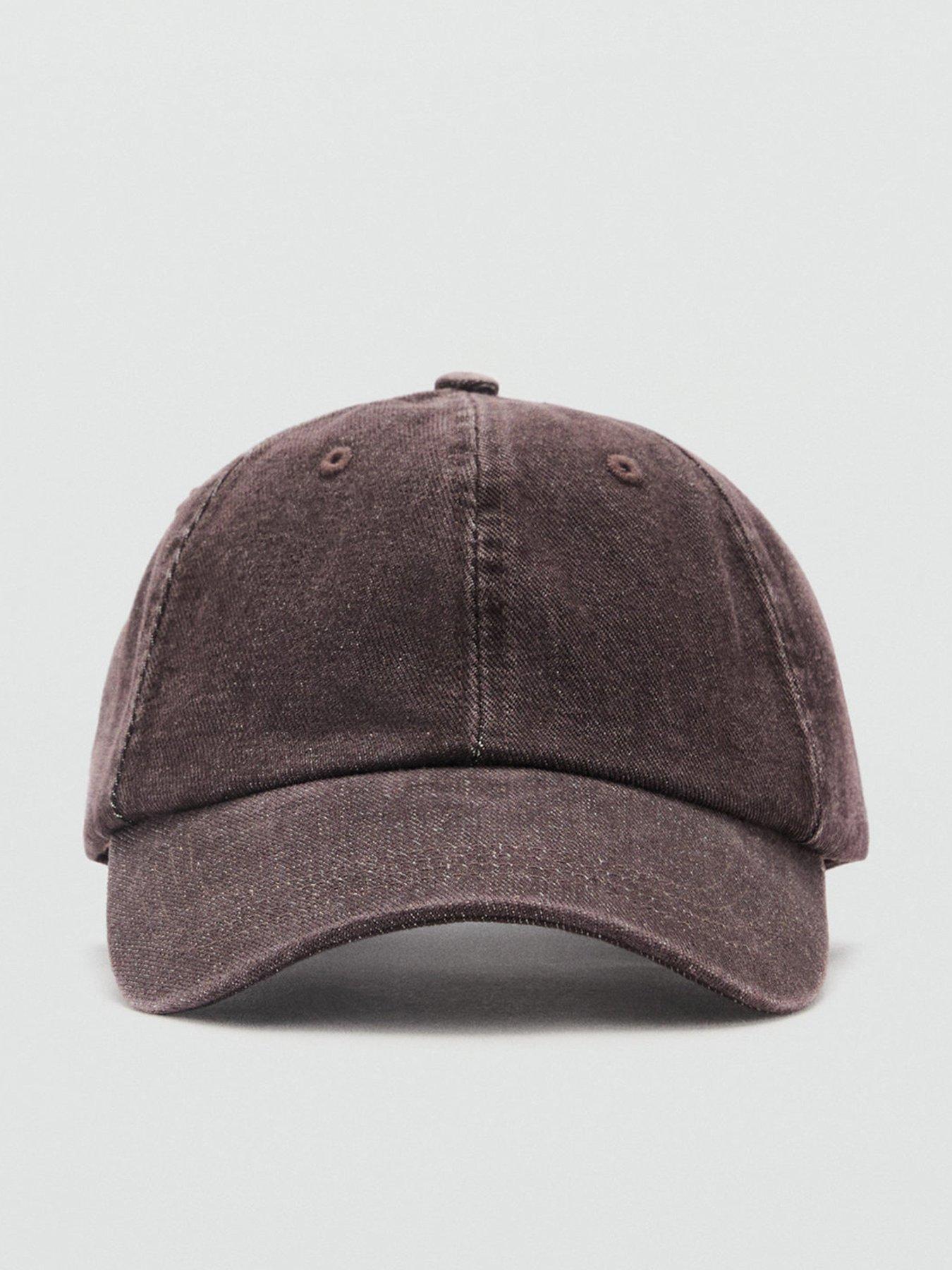 undefined Cotton Visor Cap - Brown