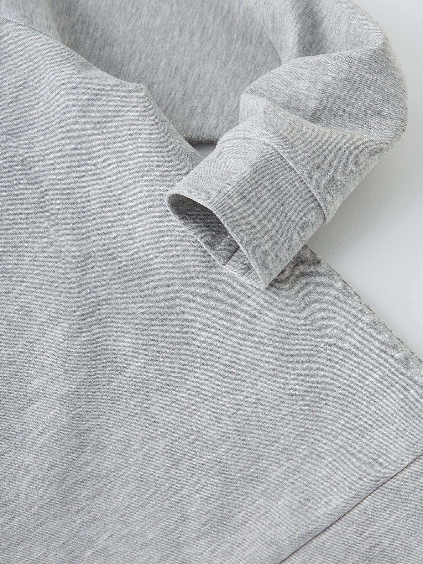 Image 3 of 4 of Mini V by Very Boys Elevated Heavyweight Collar Sweatshirt - Grey