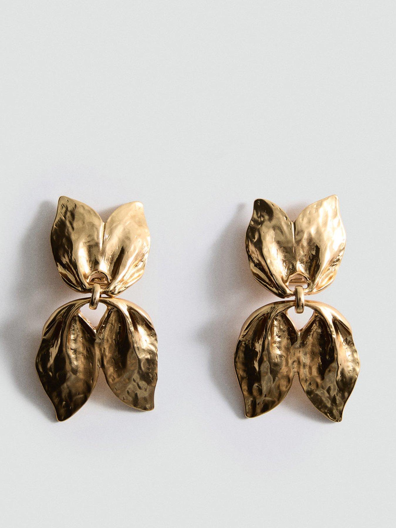 undefined Pendant Design Earrings - Gold