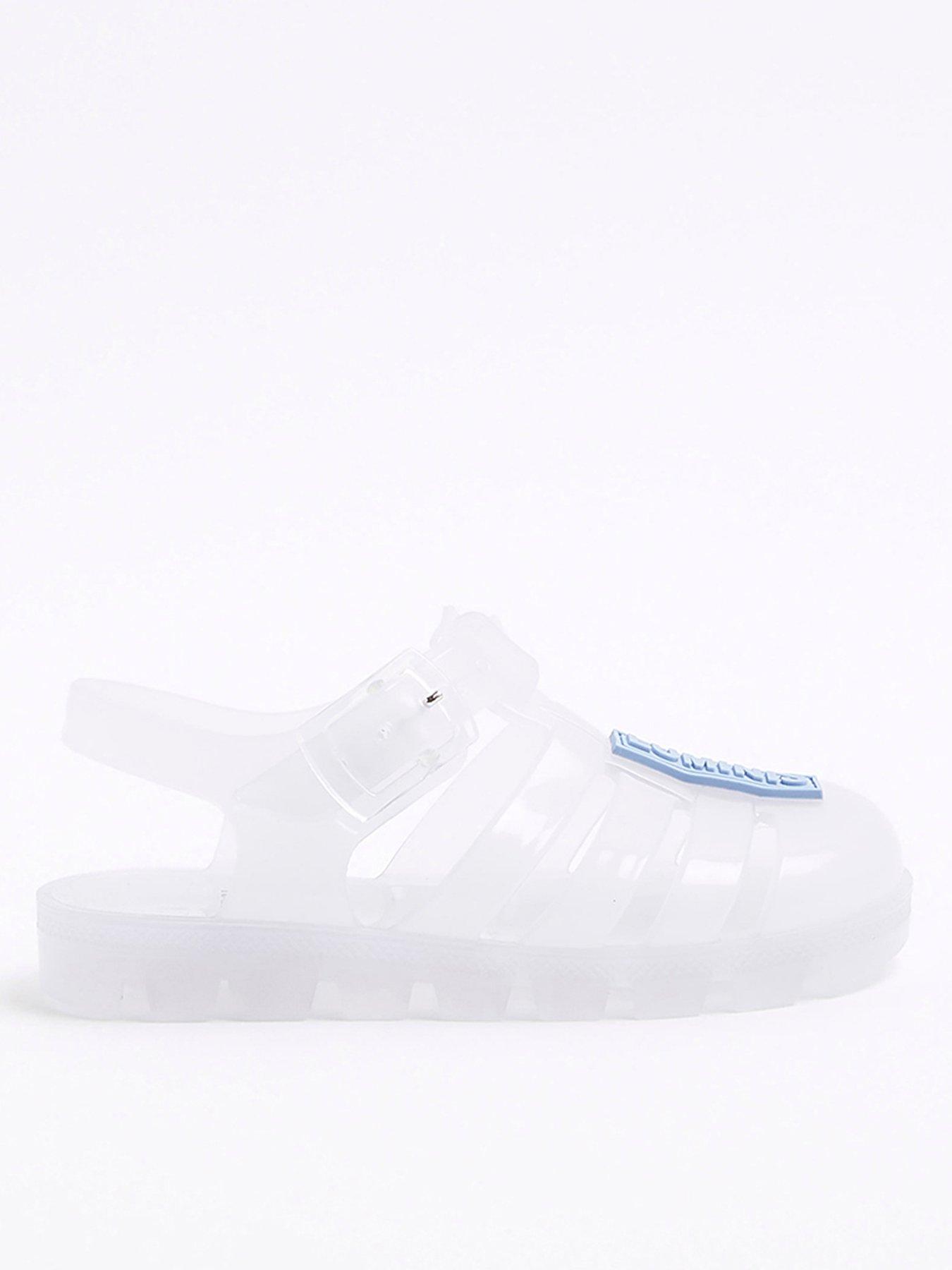 River Island Mini Boy Translucent Jelly Sandals - Blue