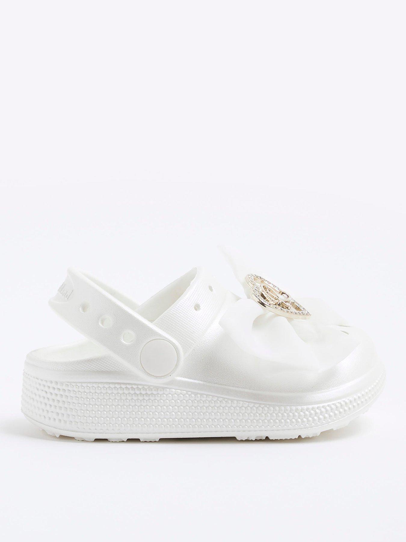 undefined Mini Girls Moulded Clog - Cream