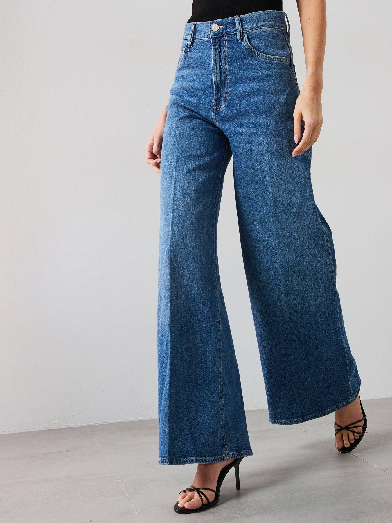 undefined High-rise Wideleg Jeans