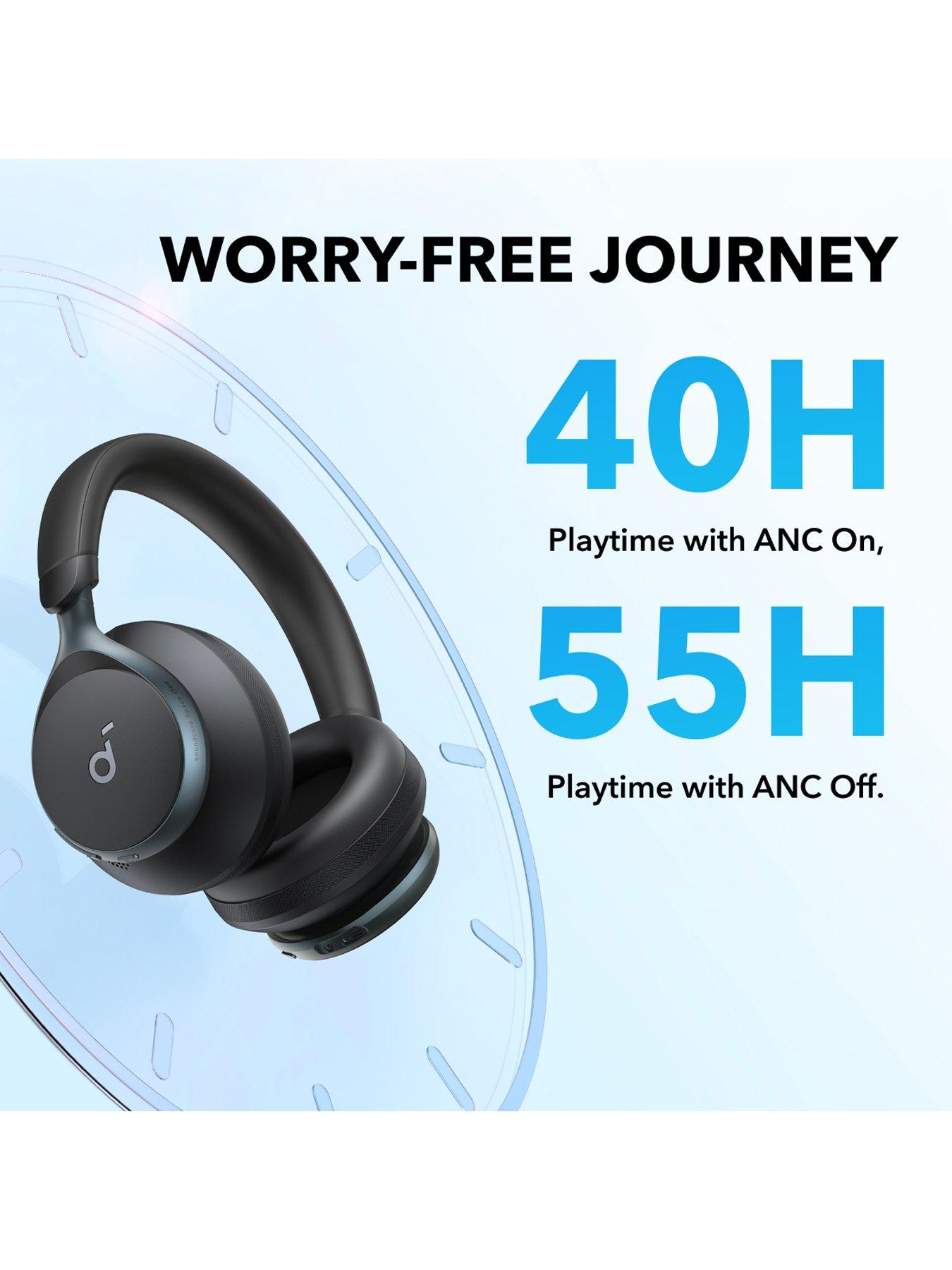 Soundcore Space One Wireless Noise-Cancelling Headphones with