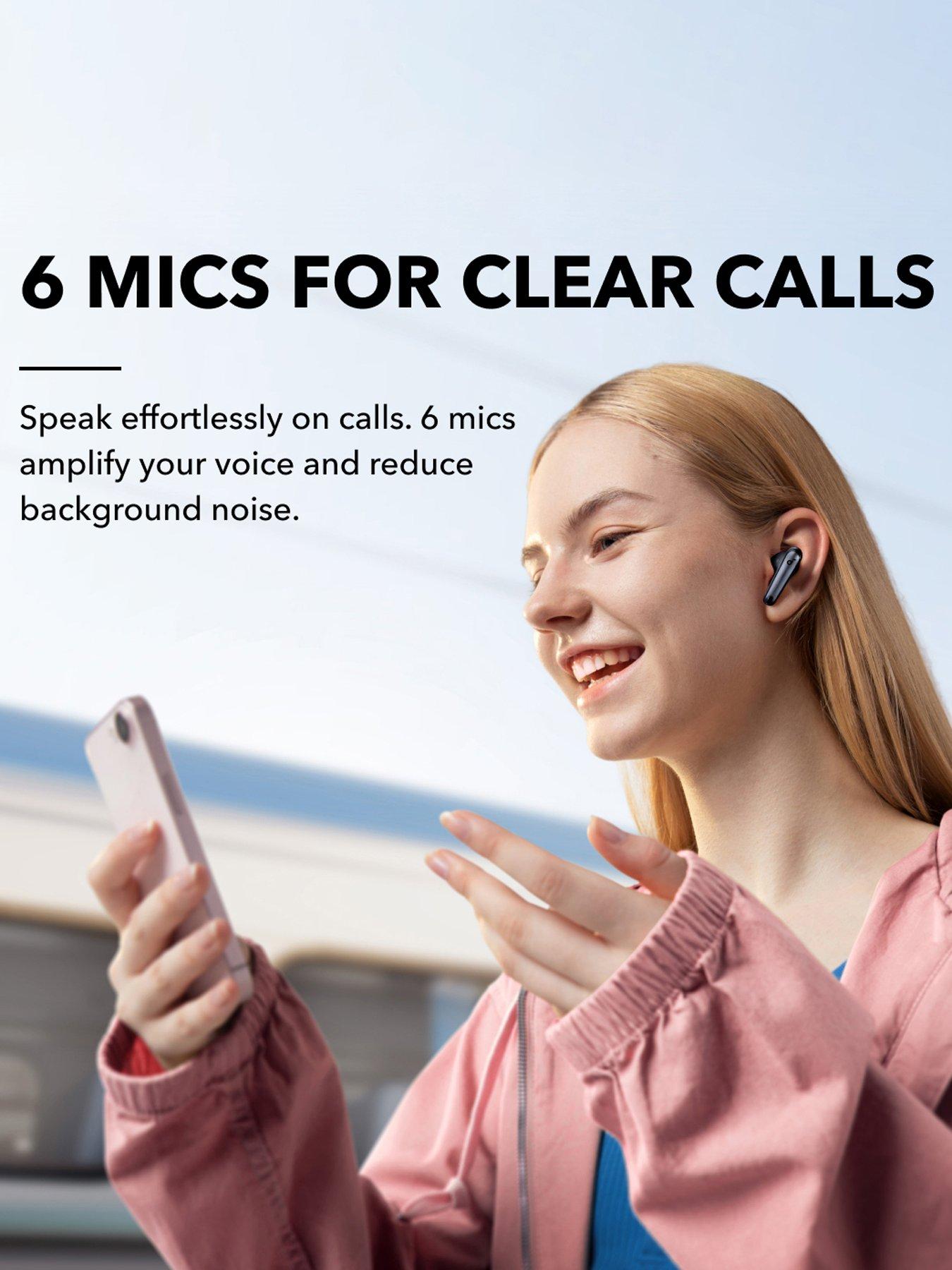 Soundcore Liberty 4 Wireless Noise Cancelling Earbuds, White | Very