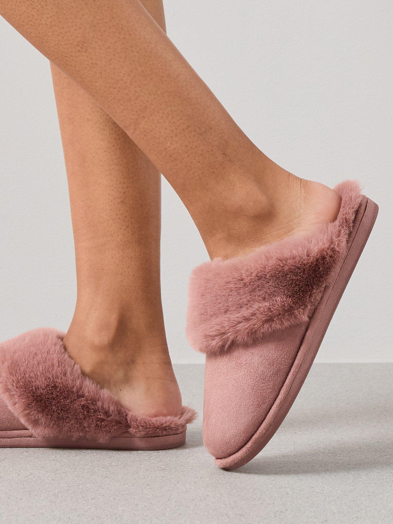 Image 1 of 7 of V by Very Mule Slippers - Pink
