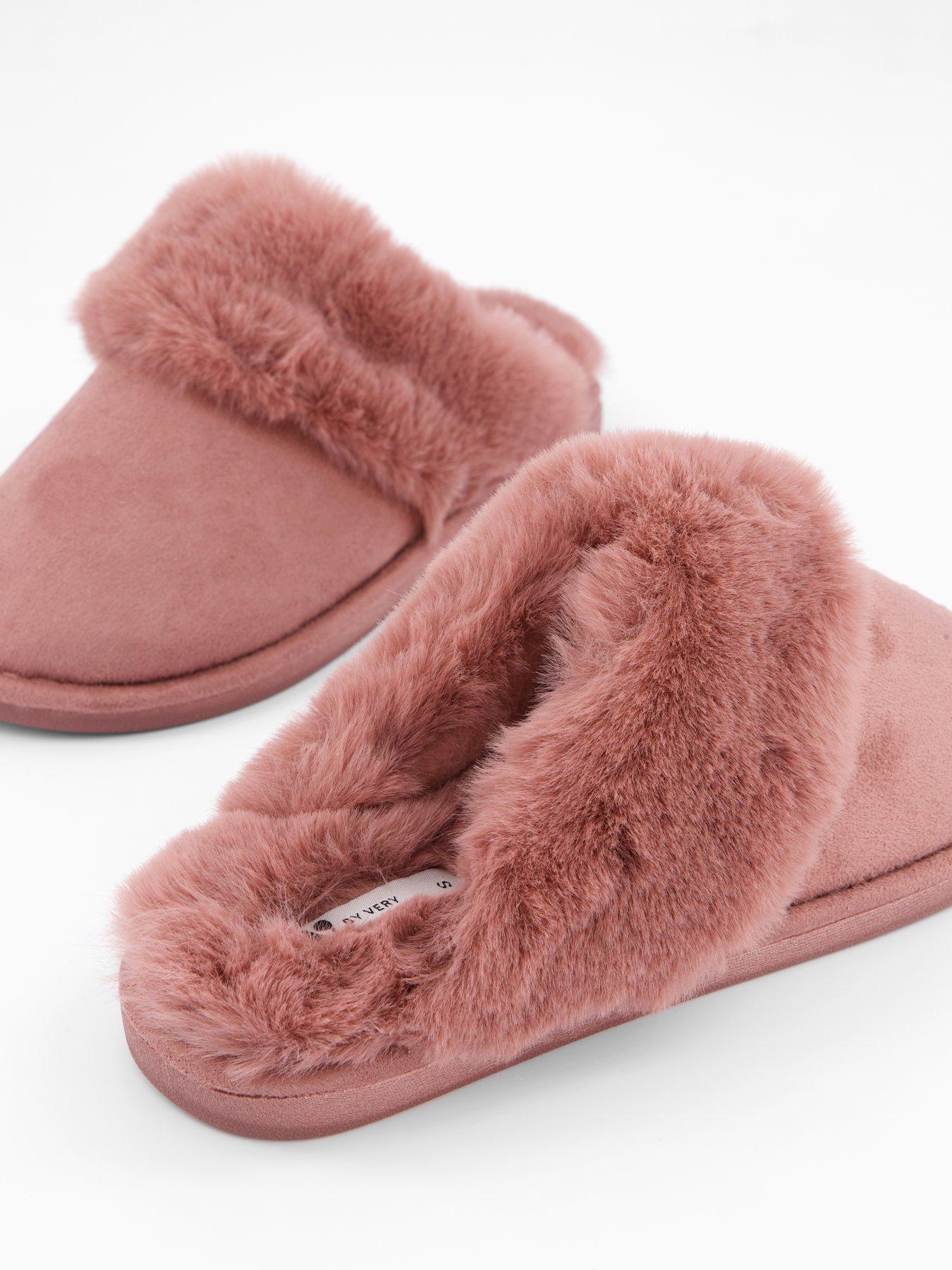 Image 6 of 7 of V by Very Mule Slippers - Pink