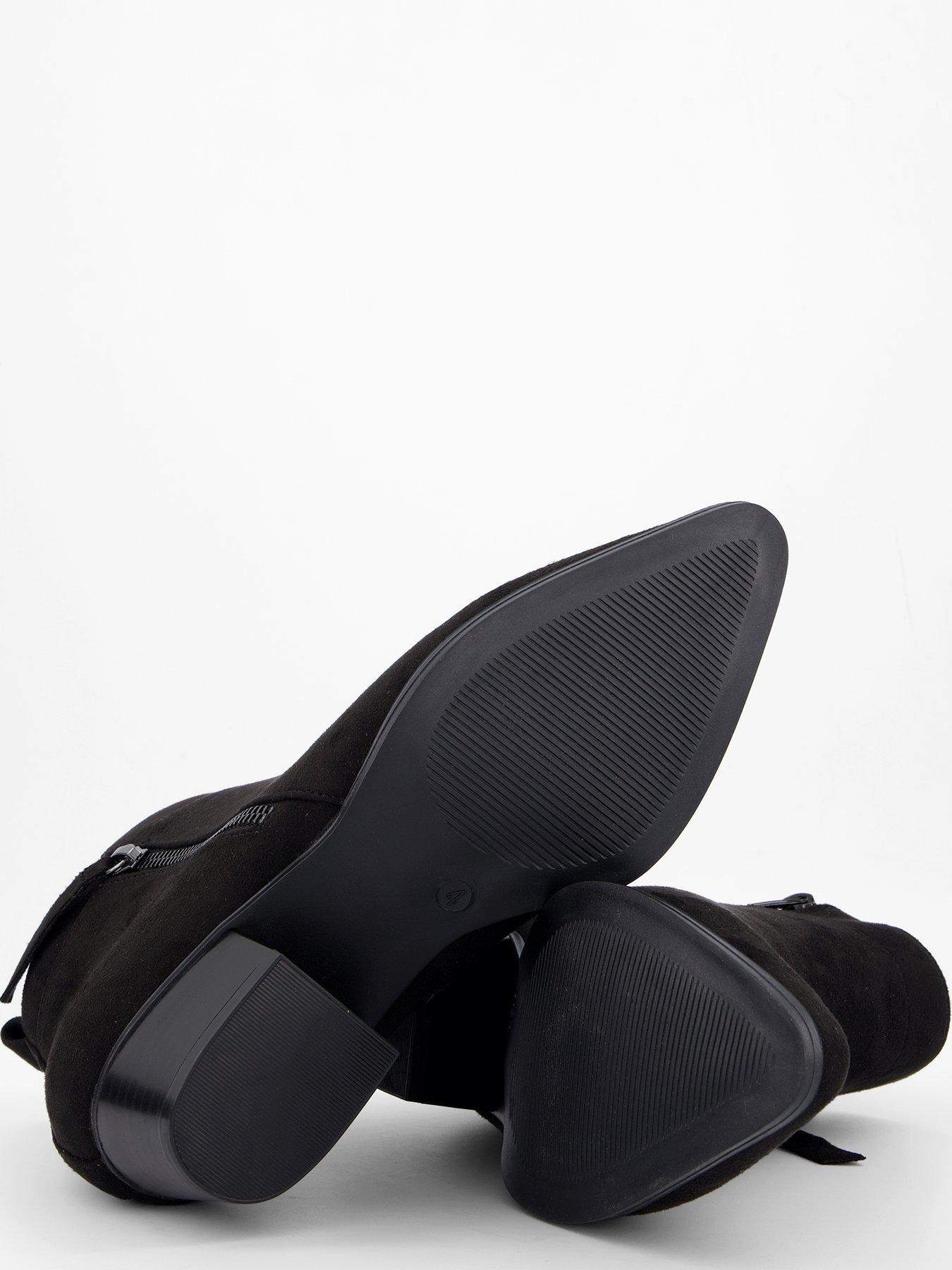 Image 4 of 6 of V by Very Western Ankle Boot - Black