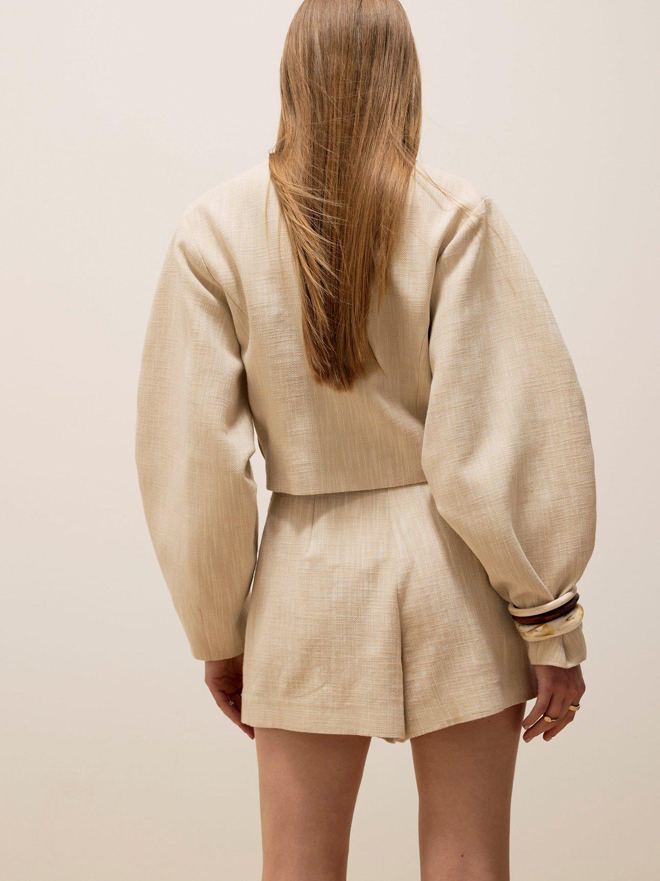 Raye Cream Island Relaxed Shorts