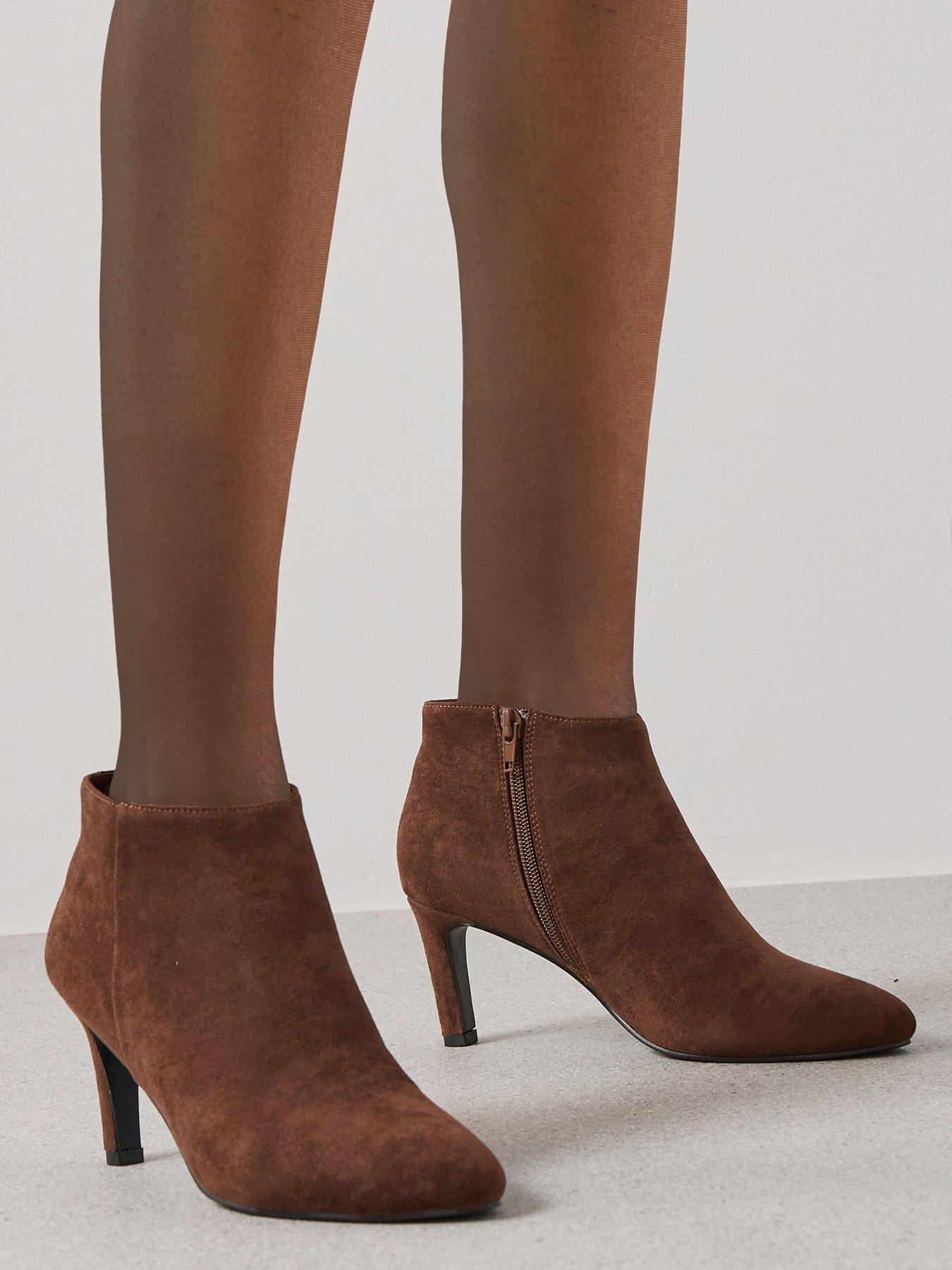 Image 1 of 7 of The Very Collection Heeled Shoe Boot