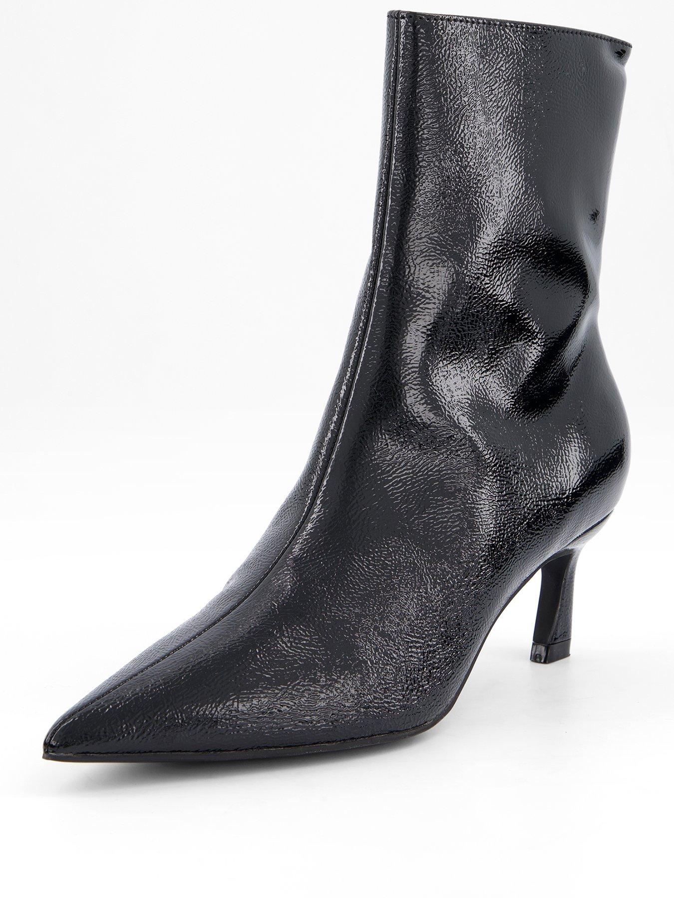 Image 3 of 7 of The Very Collection Pointed Toe Ankle Boot - Black