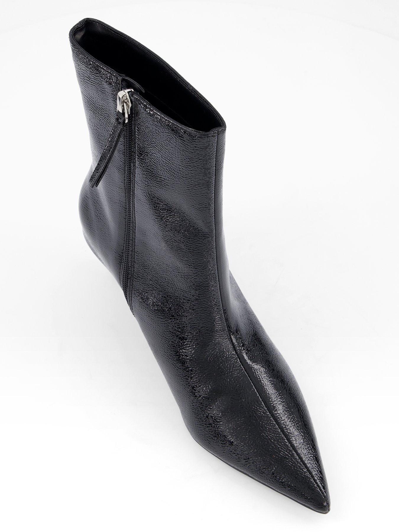 Image 4 of 7 of The Very Collection Pointed Toe Ankle Boot - Black