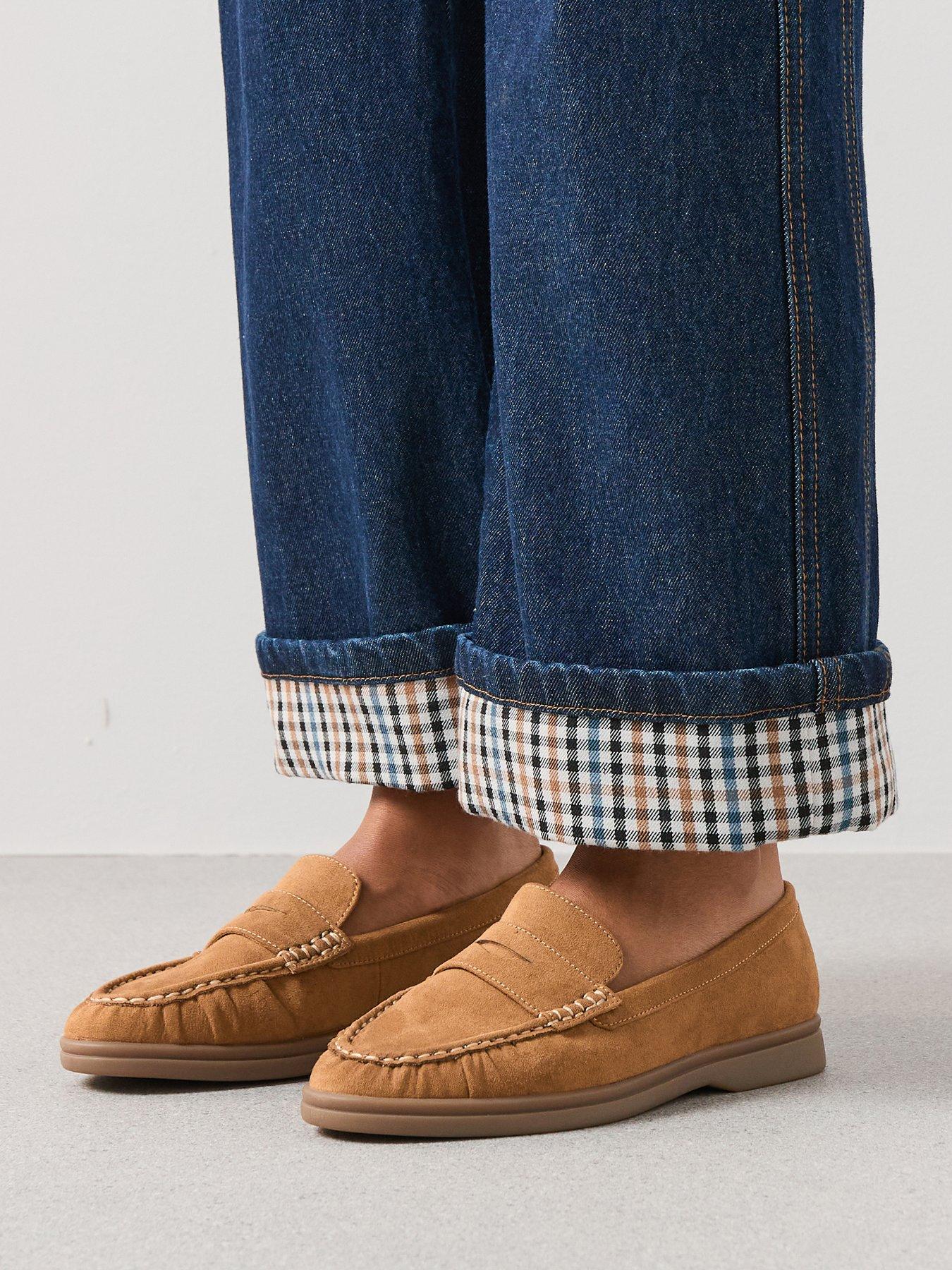 V by Very Loafers - Tan