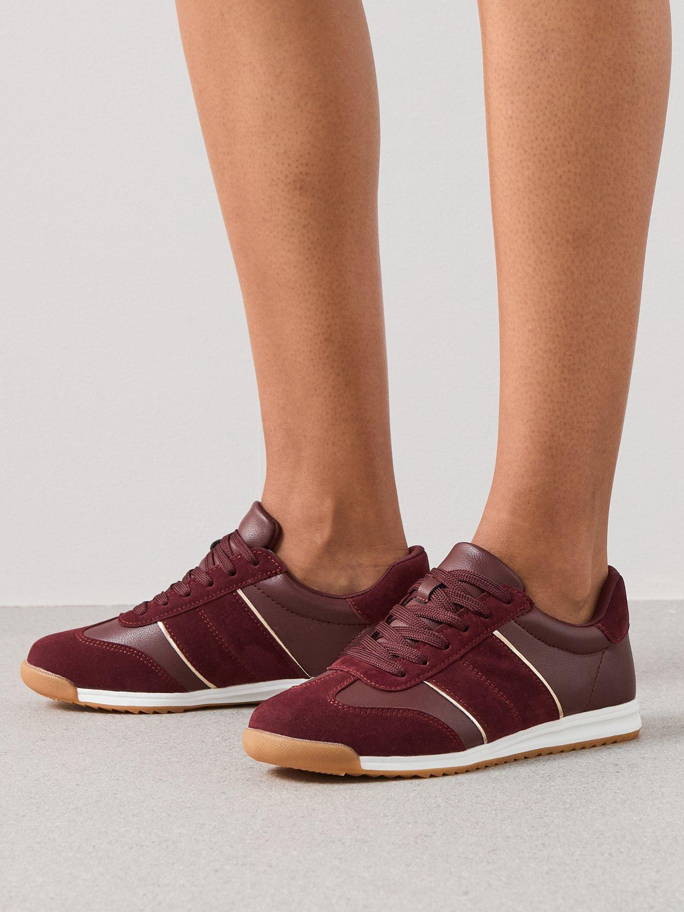 The Very Collection Burgundy Trainers