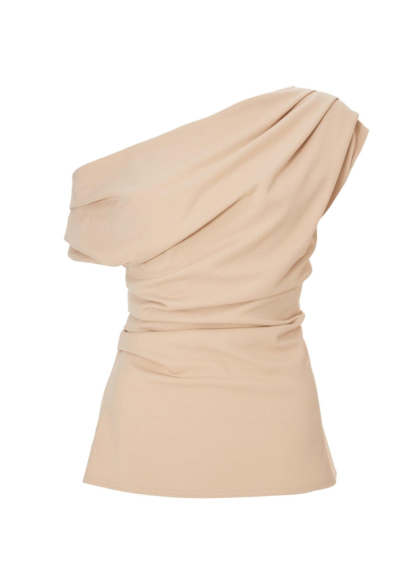 Image 4 of 6 of Quiz Stone Drape Neck Top