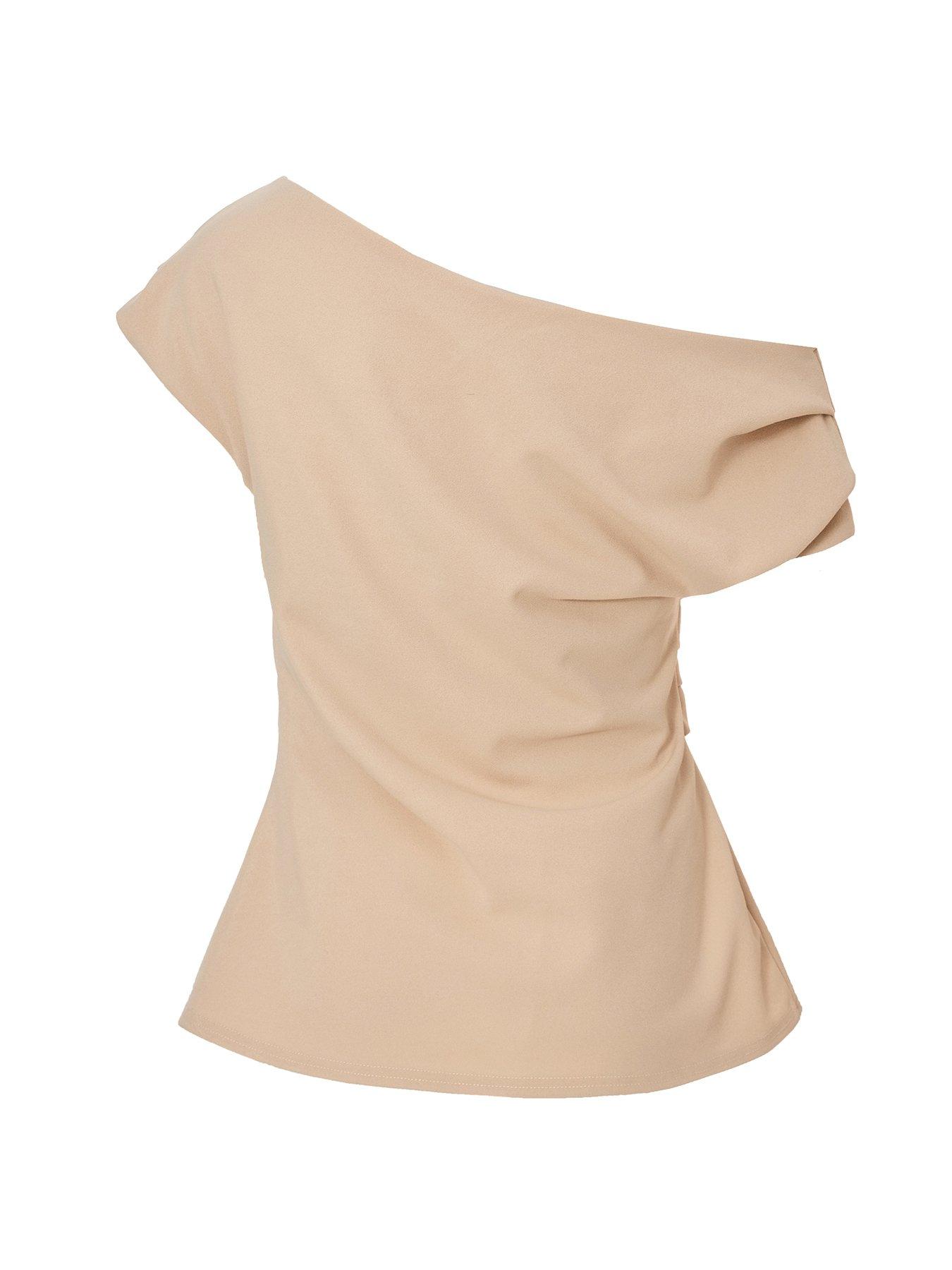 Image 5 of 6 of Quiz Stone Drape Neck Top