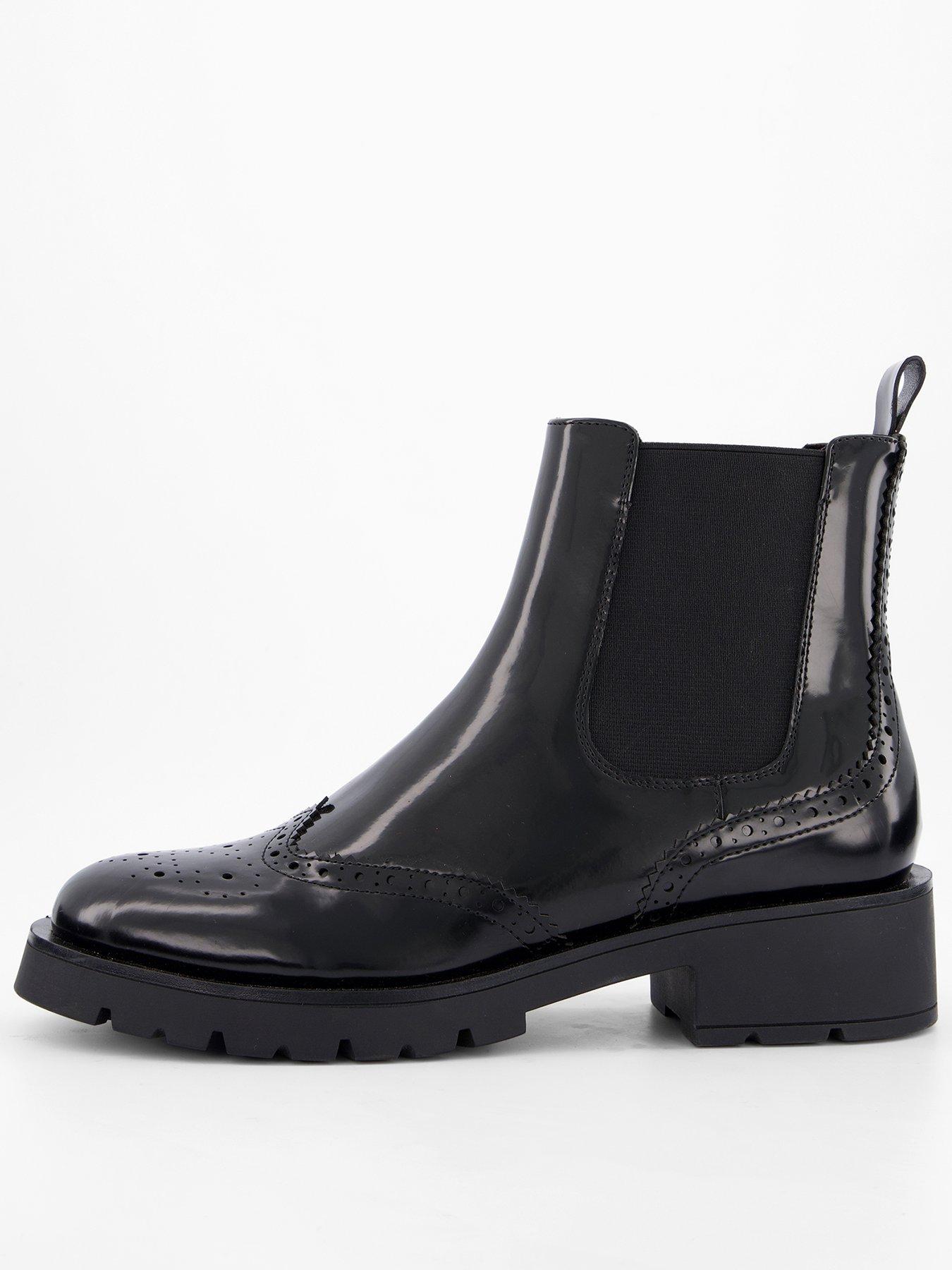 Image 2 of 7 of V by Very Brogue Ankle Boot - Black