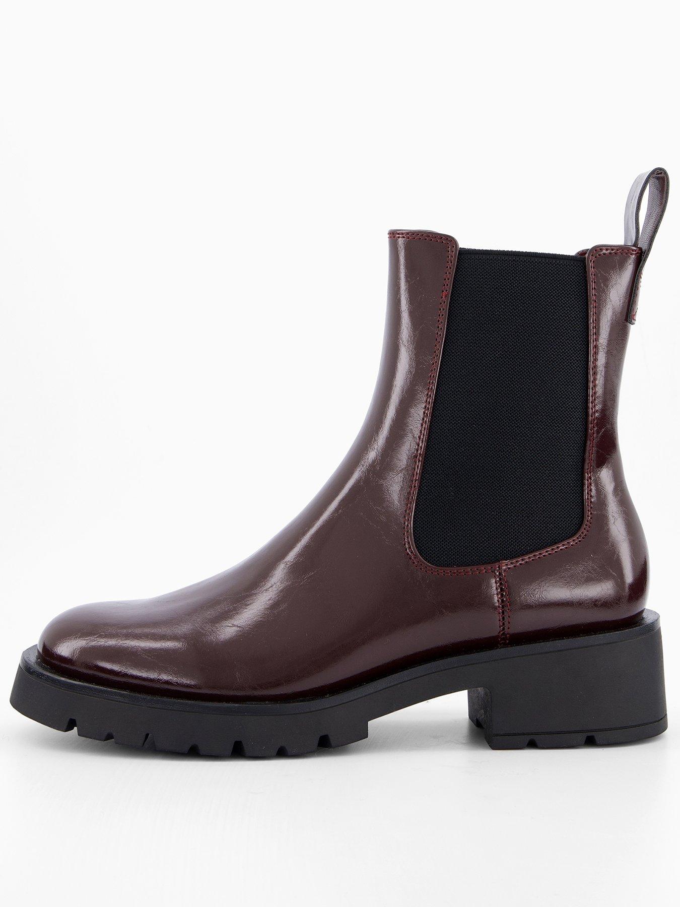 Image 2 of 7 of V by Very Chunky Chelsea Ankle Boot - Burgundy