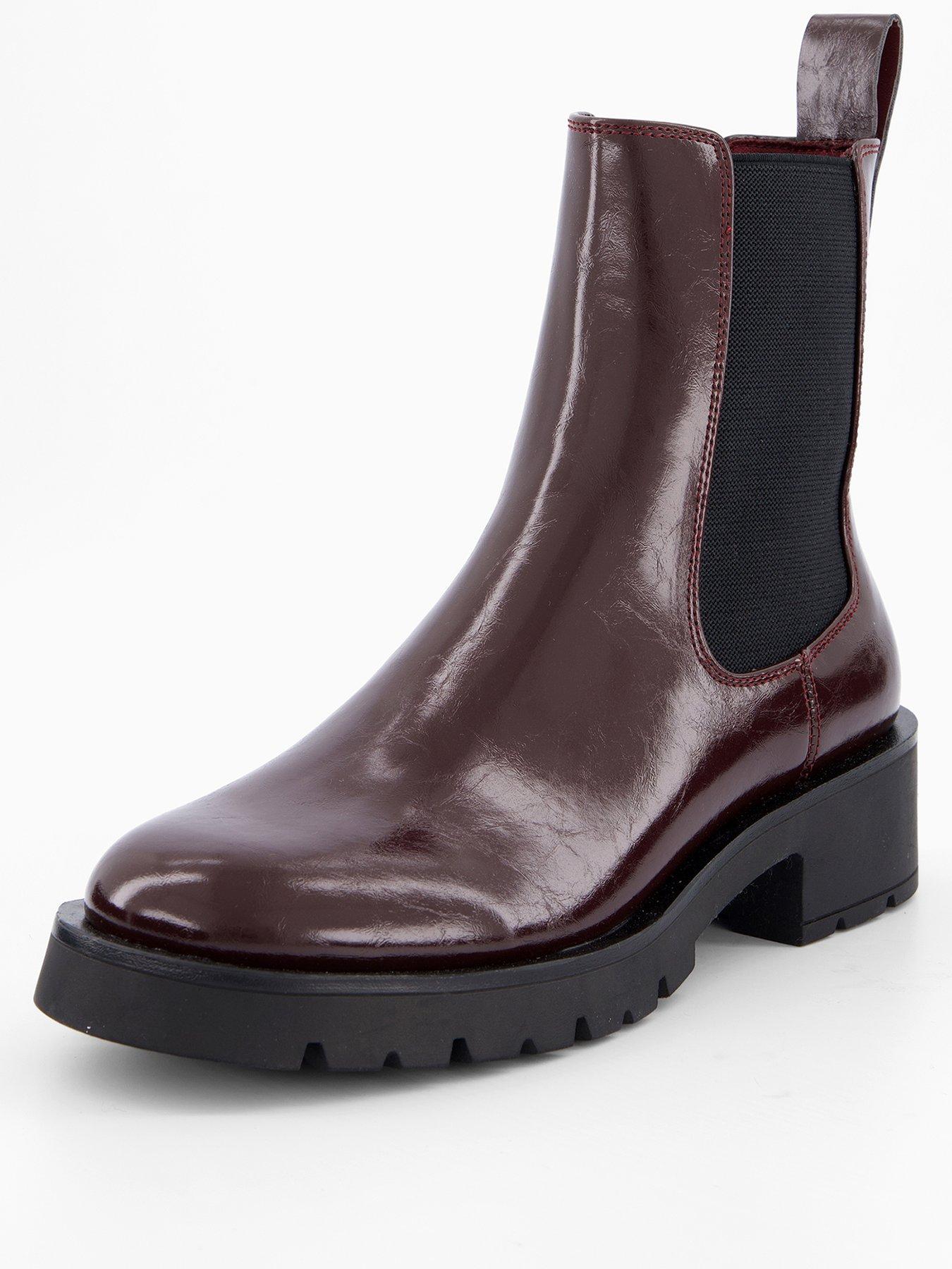 Image 3 of 7 of V by Very Chunky Chelsea Ankle Boot - Burgundy