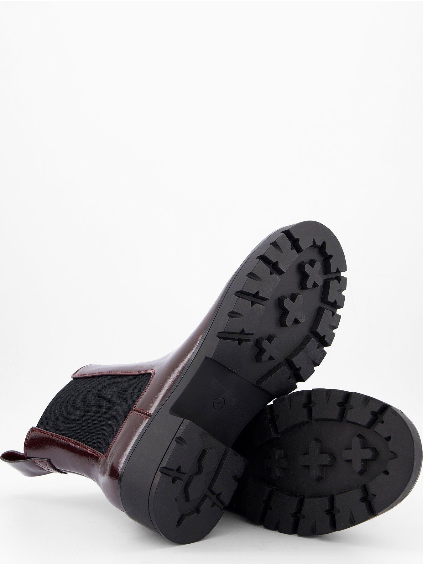 Image 5 of 7 of V by Very Chunky Chelsea Ankle Boot - Burgundy