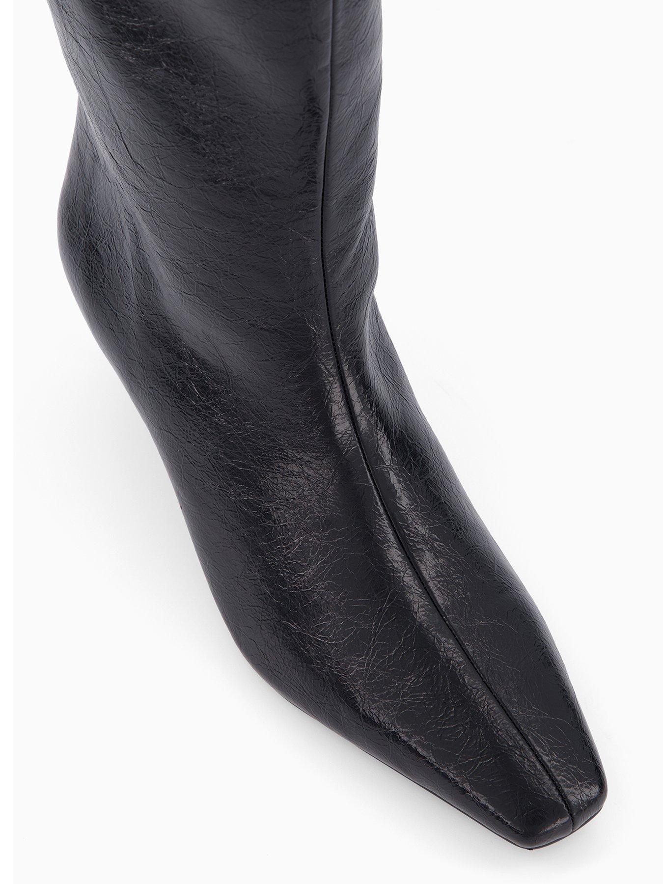 Image 4 of 6 of V by Very Pull On Knee High Boot - Black