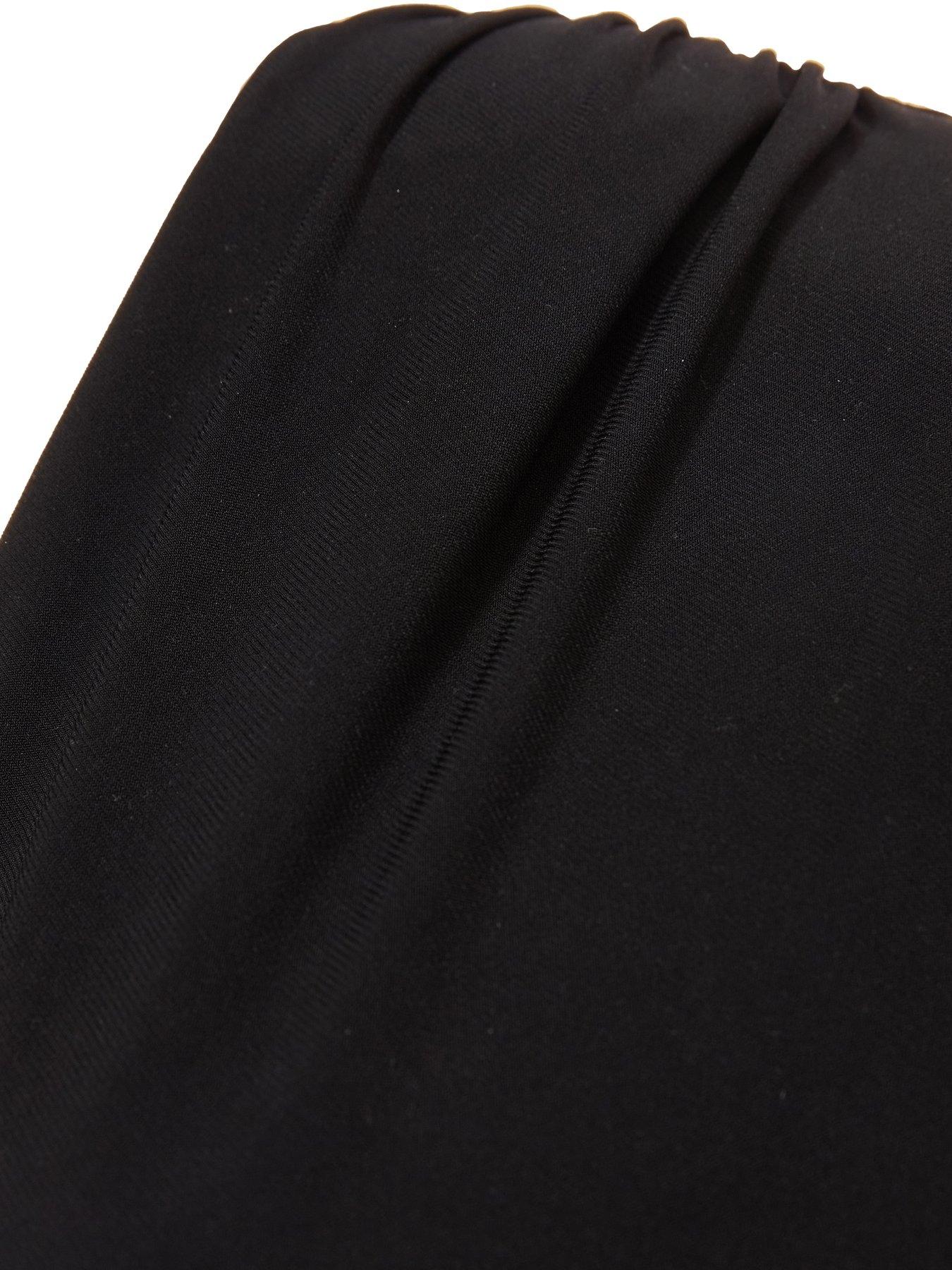Image 6 of 6 of Quiz Black Tie Waist Jumpsuit