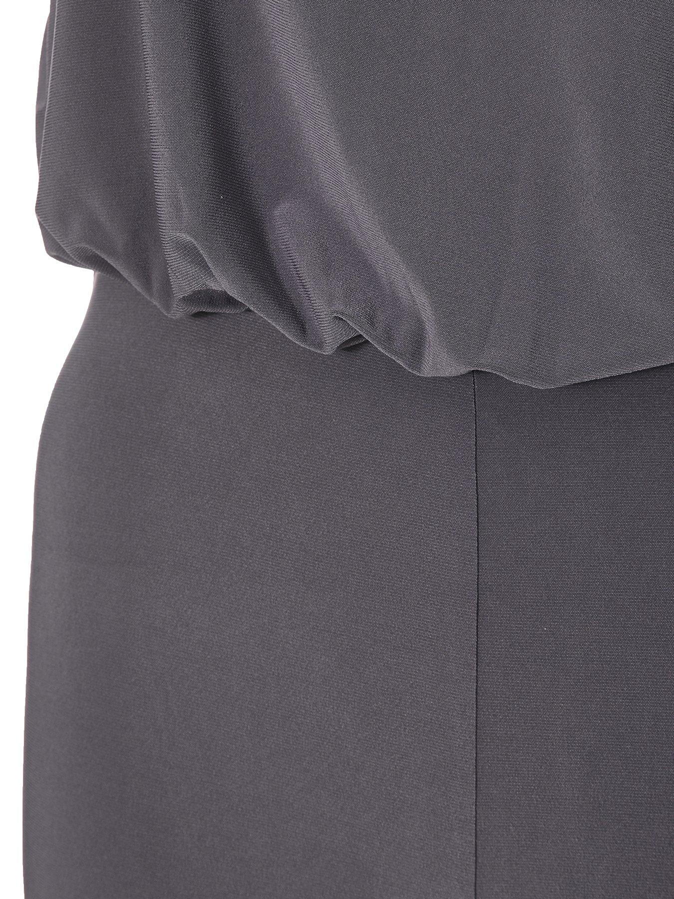 Image 6 of 6 of Quiz Charcoal Asymmetric Draped Jumpsuit