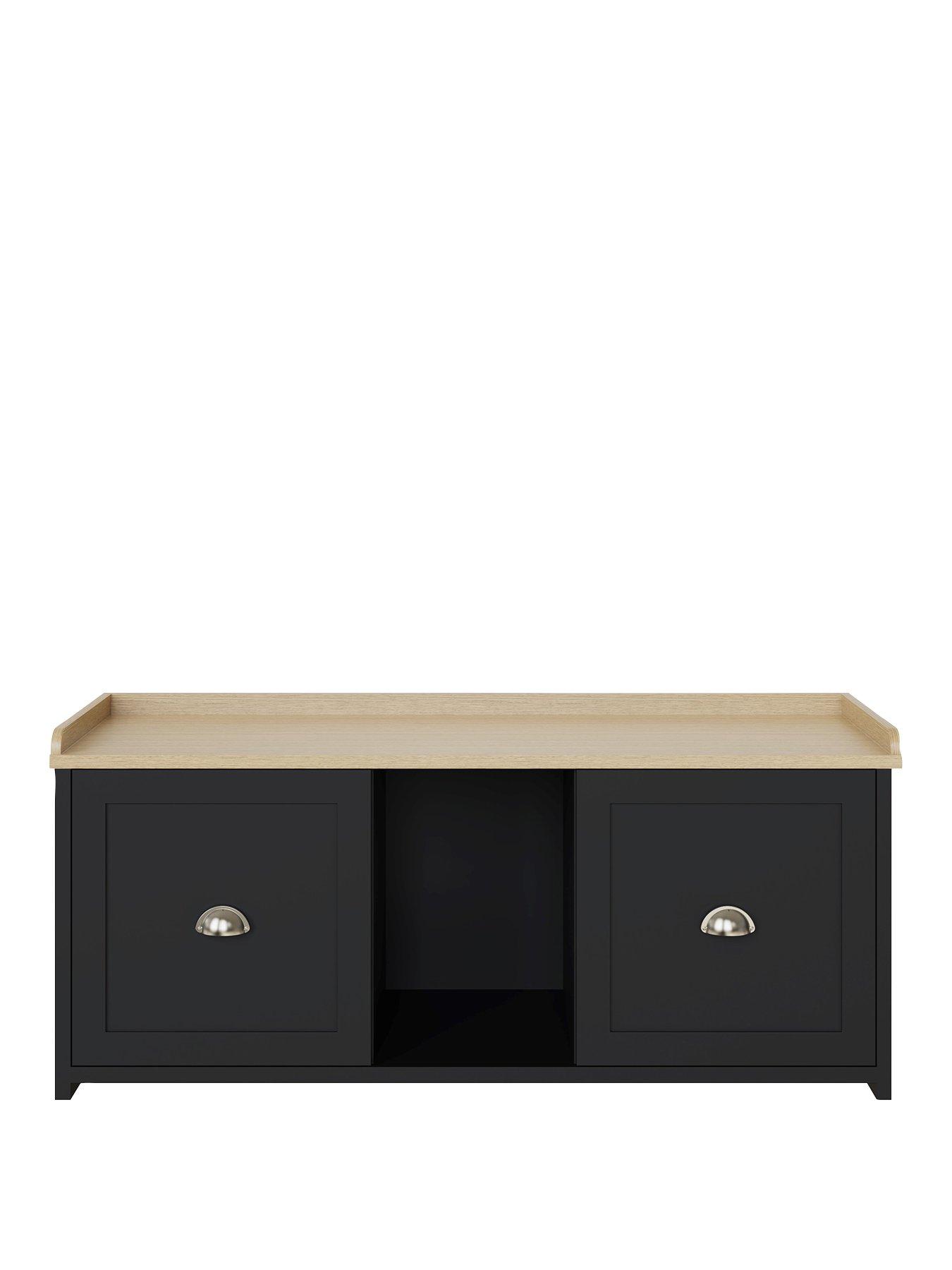 Image 2 of 7 of GFW Lancaster 2 Door Shoe Bench - FSC&reg; Certified