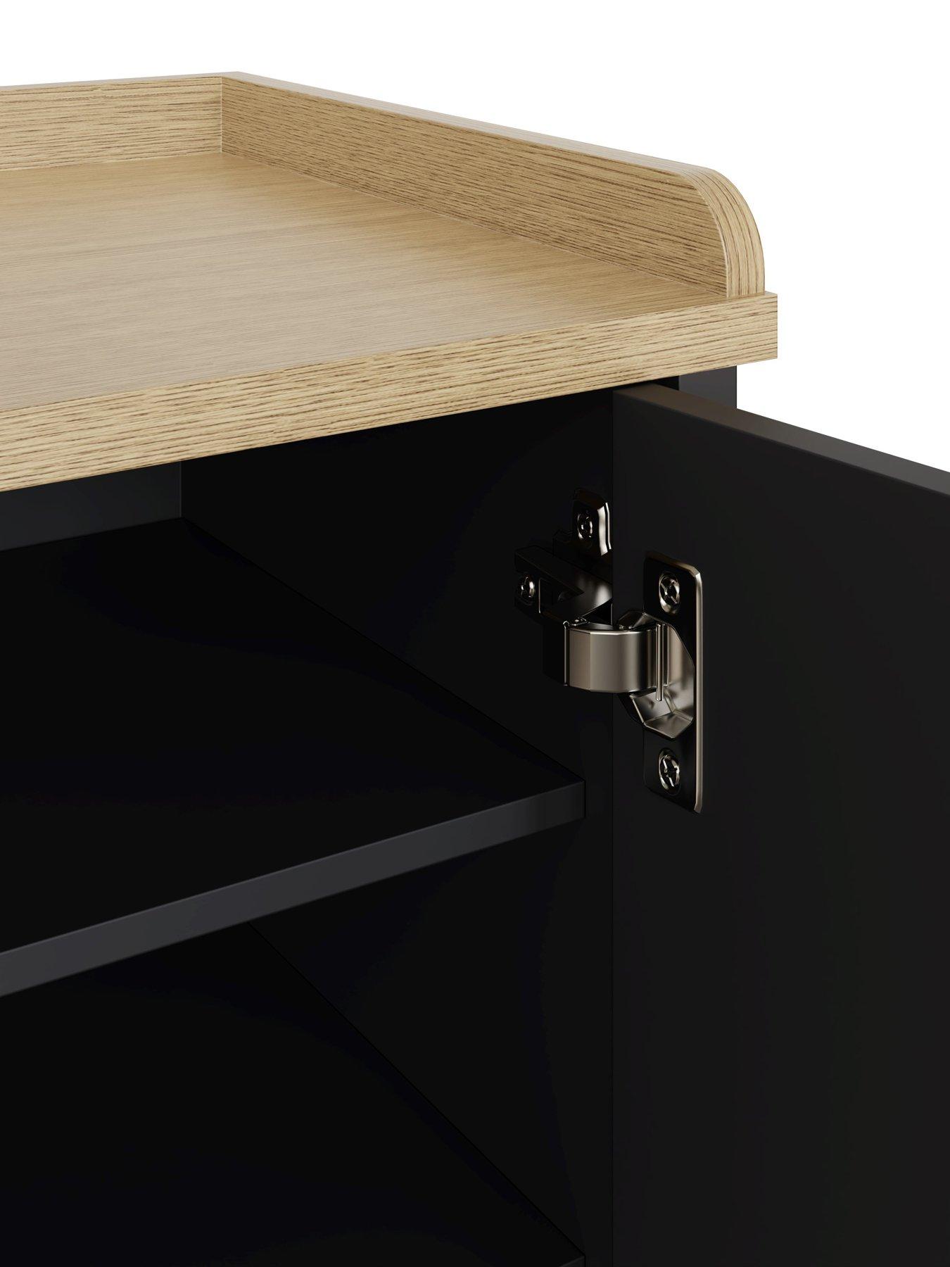 Image 6 of 7 of GFW Lancaster 2 Door Shoe Bench - FSC&reg; Certified