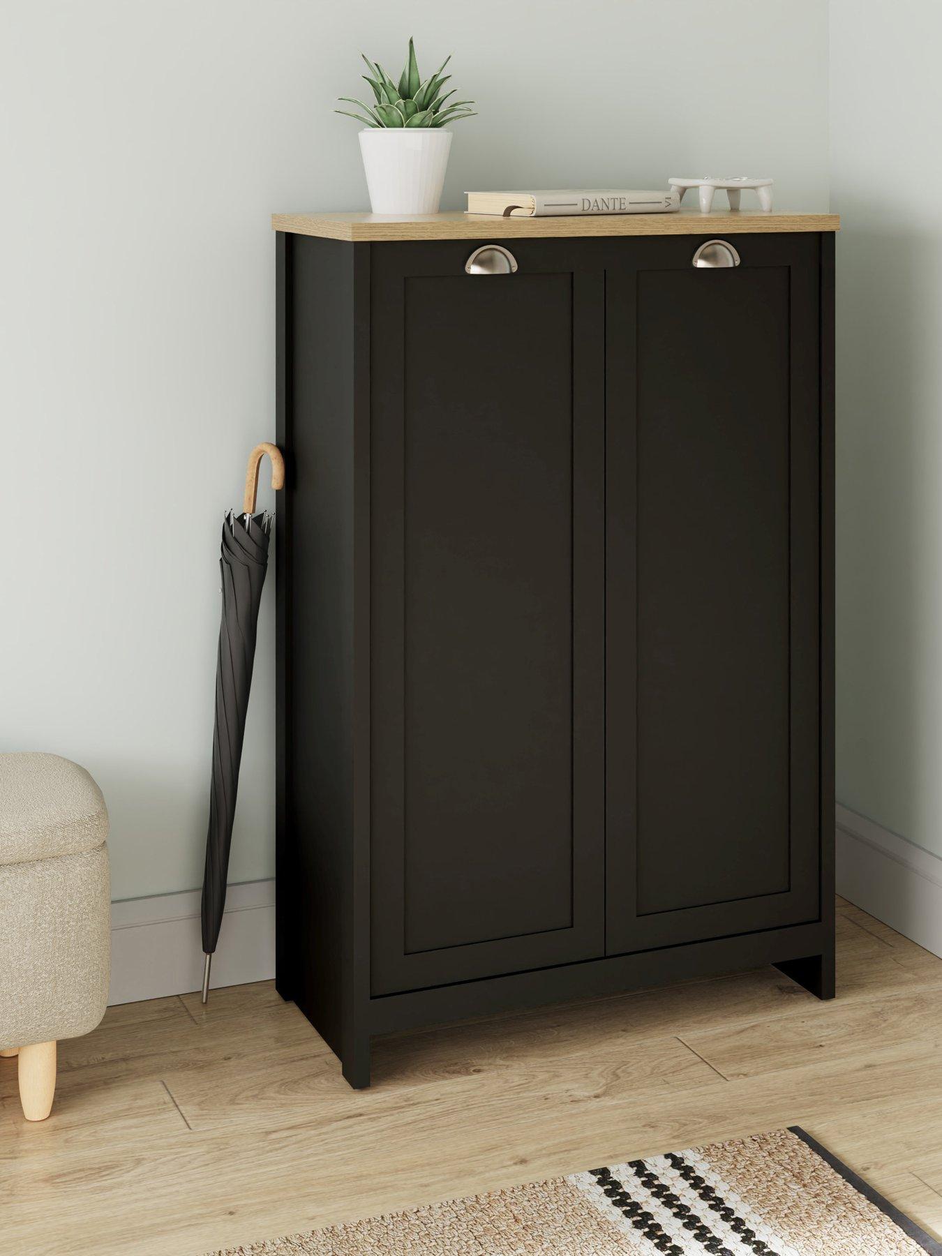 GFW Lancaster 2 Door Shoe Cabinet - FSC® Certified