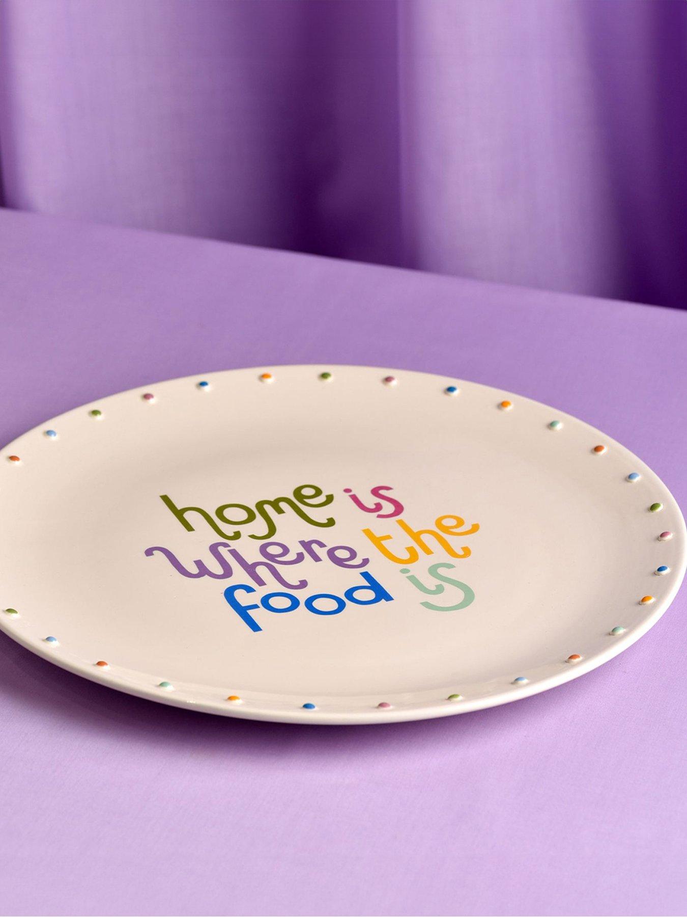 undefined Raspberry Blossom Circle Platter – Home Is Where The Food Is