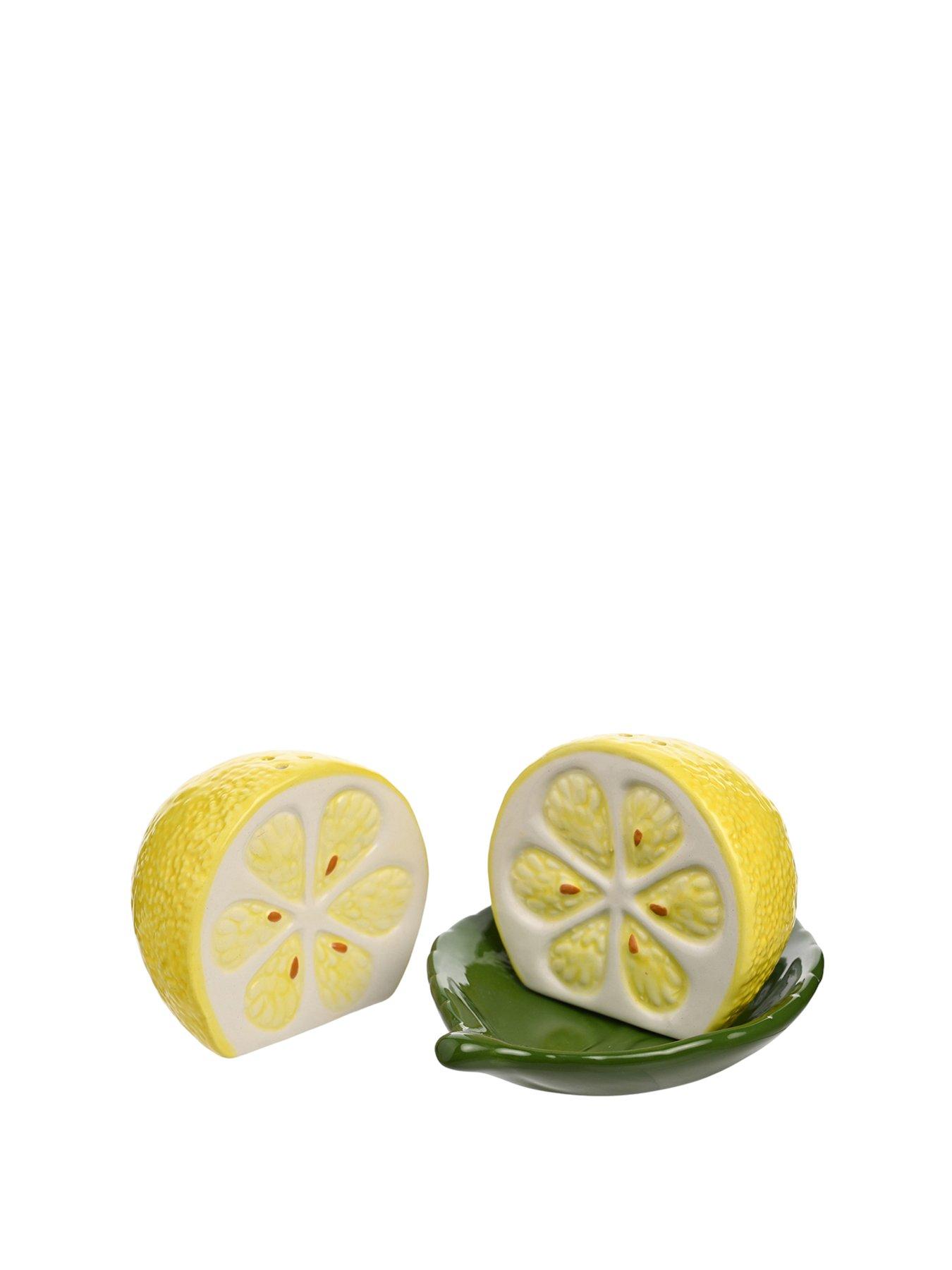 Hestia Lemon Salt and Pepper Shakers