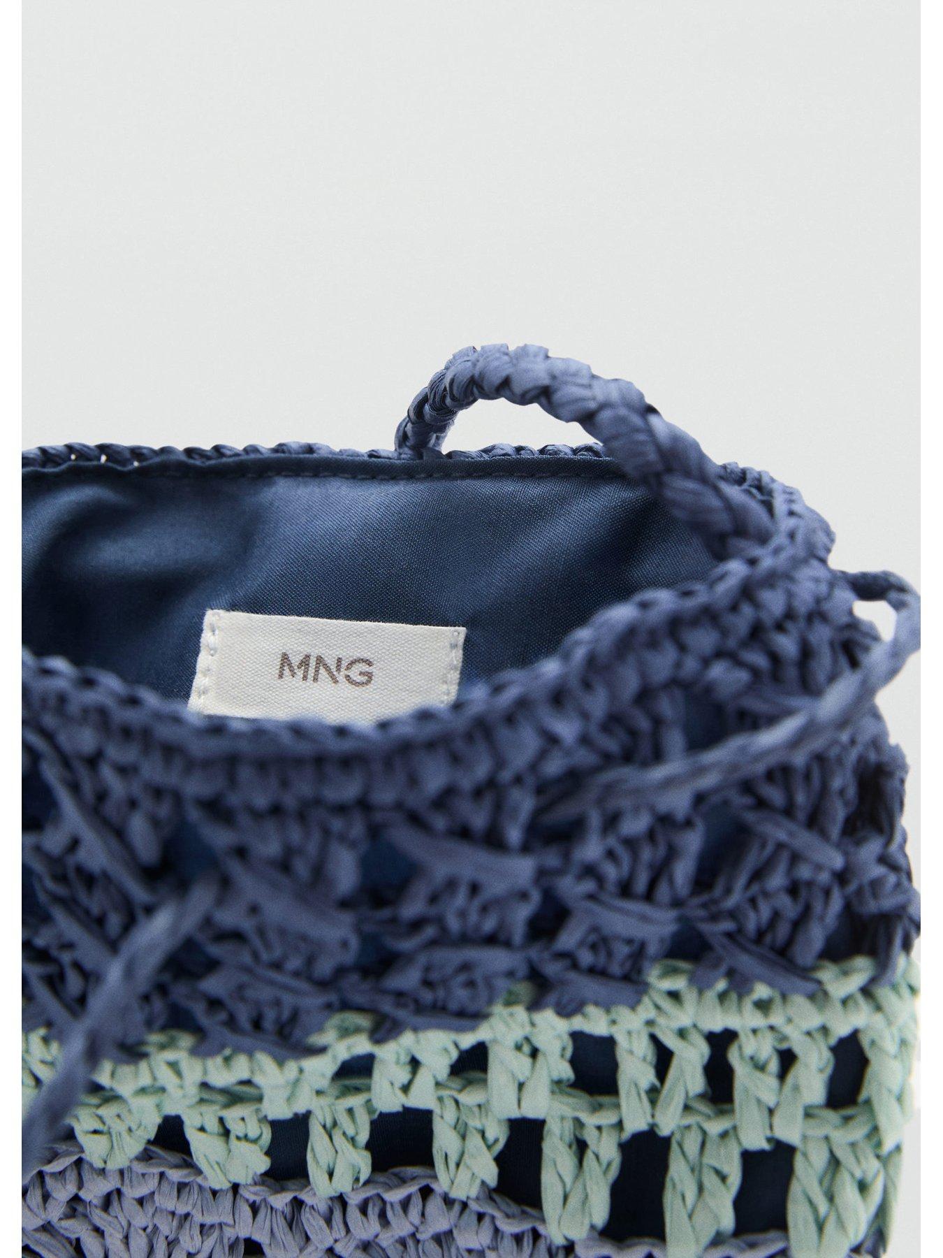 Image 5 of 5 of Mango Girls Contrast Mini Bag - Navy