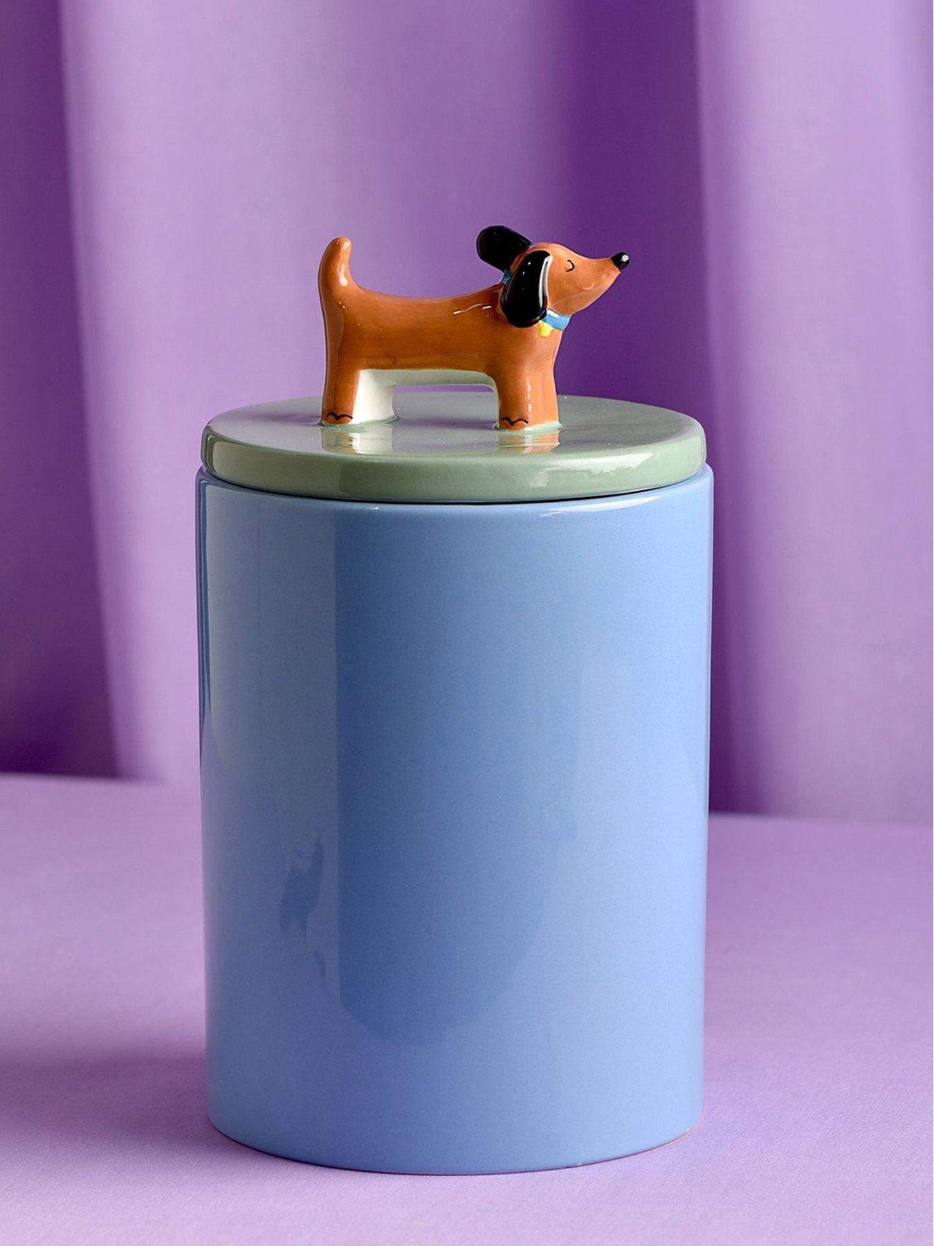 undefined Raspberry Blossom Dog Treat Jar