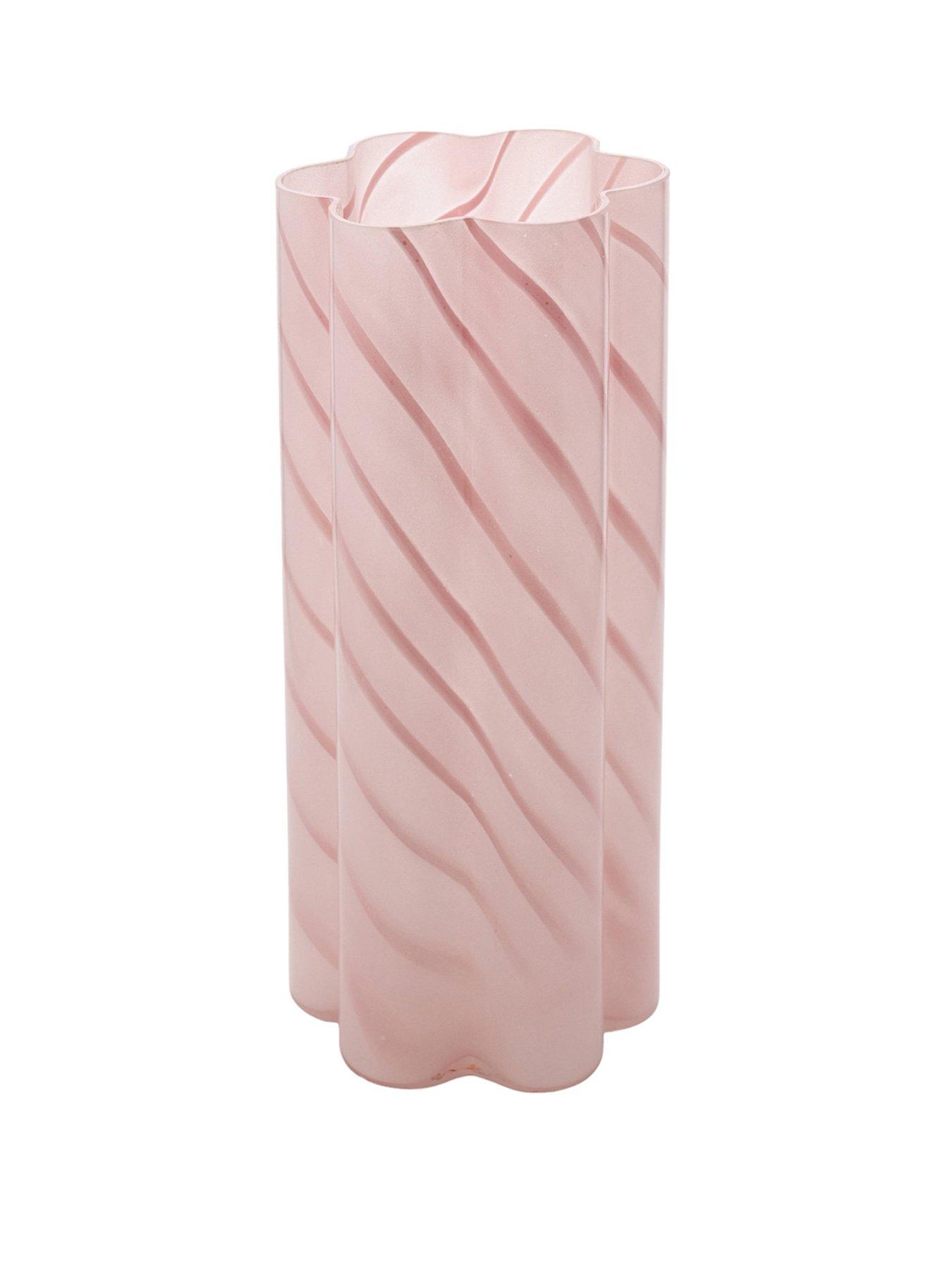 Hestia Pink Swirl Vase
