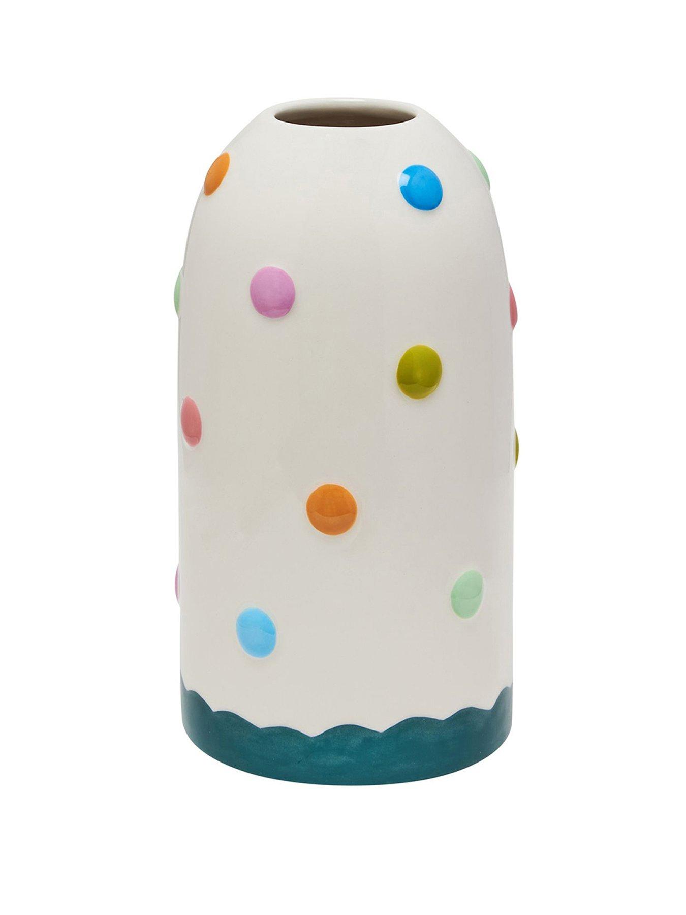 Image 2 of 3 of Hestia Raspberry Blossom Multicoloured Vase