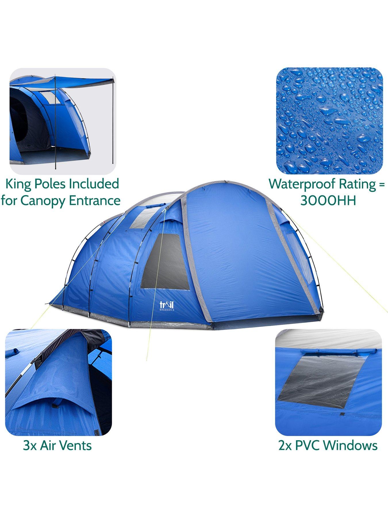 Image 3 of 7 of Trail Braddon 5 Person Tunnel Tent (Waterproof 3000mm)