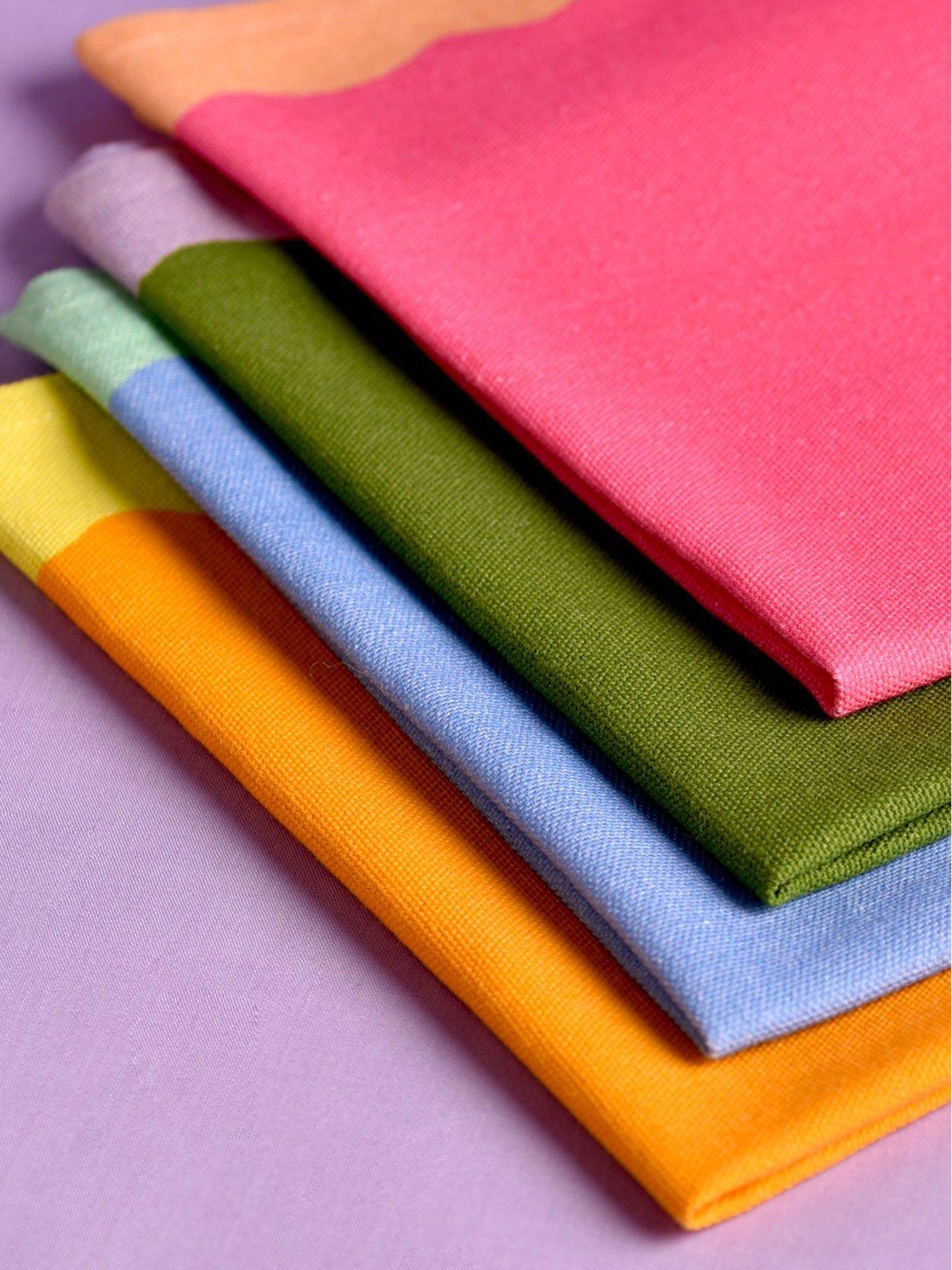 undefined Raspberry Blossom Set Of 4 Cotton Napkins